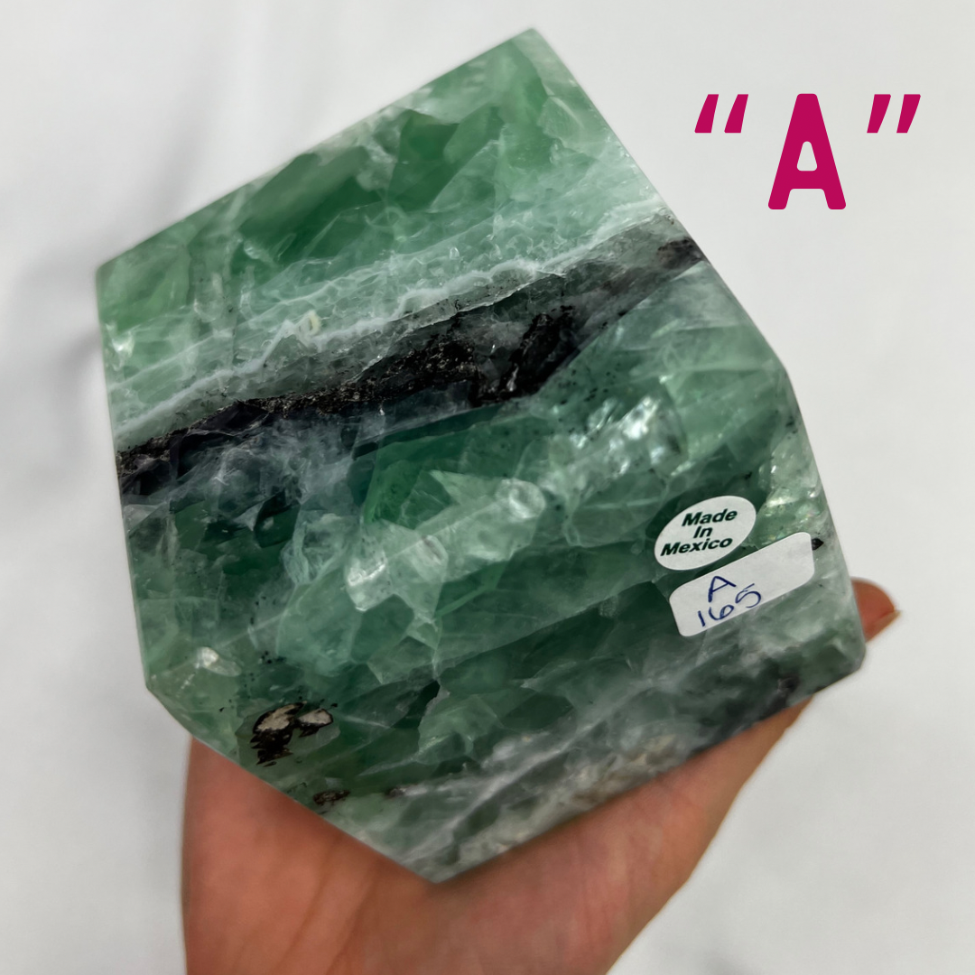 Fluorite Standing Cubes