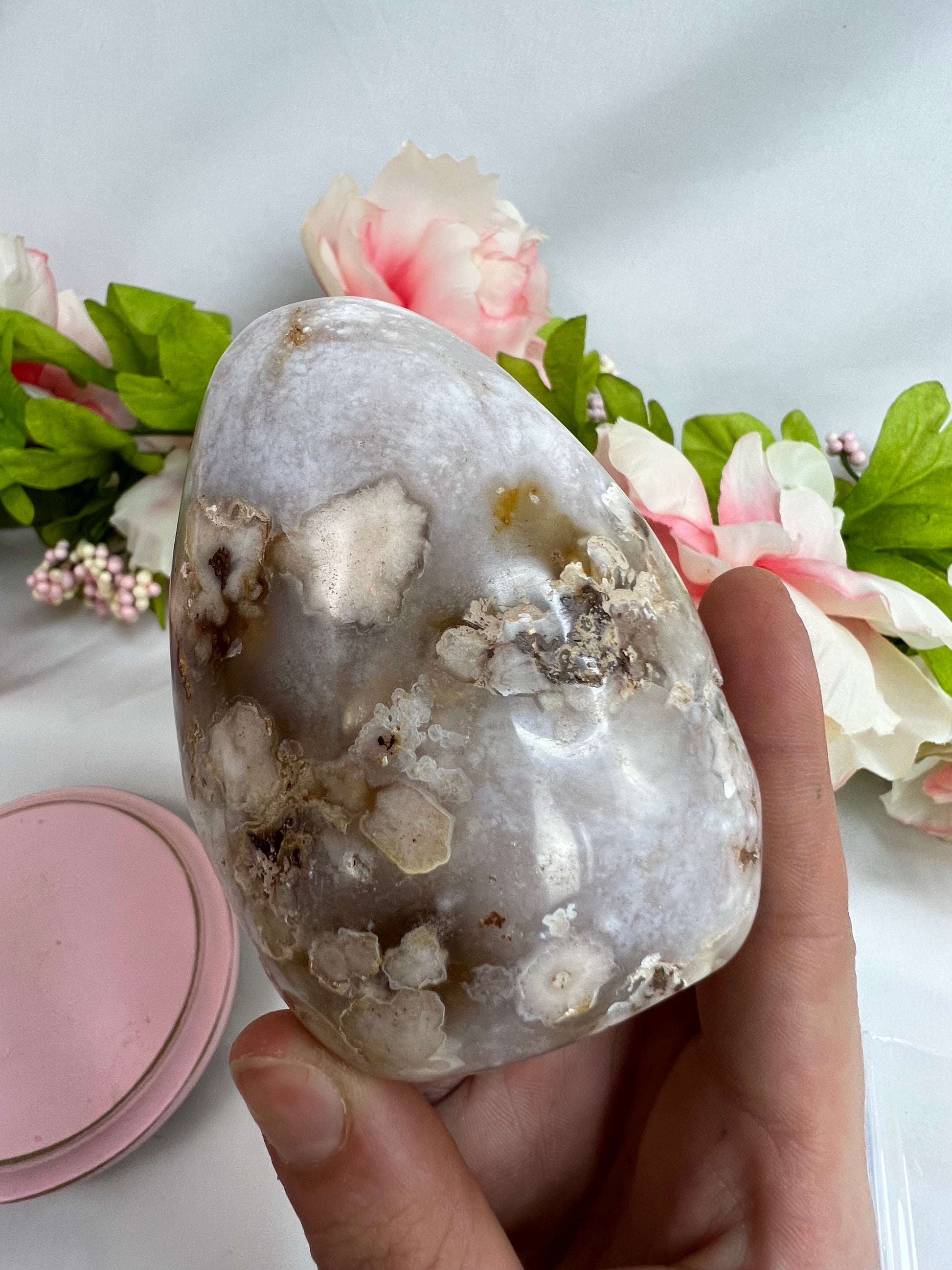 Flower Agate Freeforms