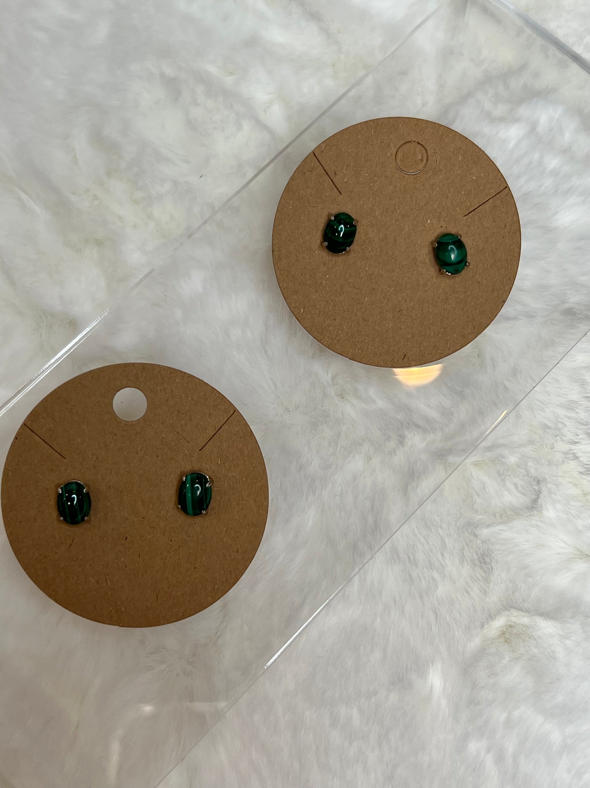 Malachite Earrings