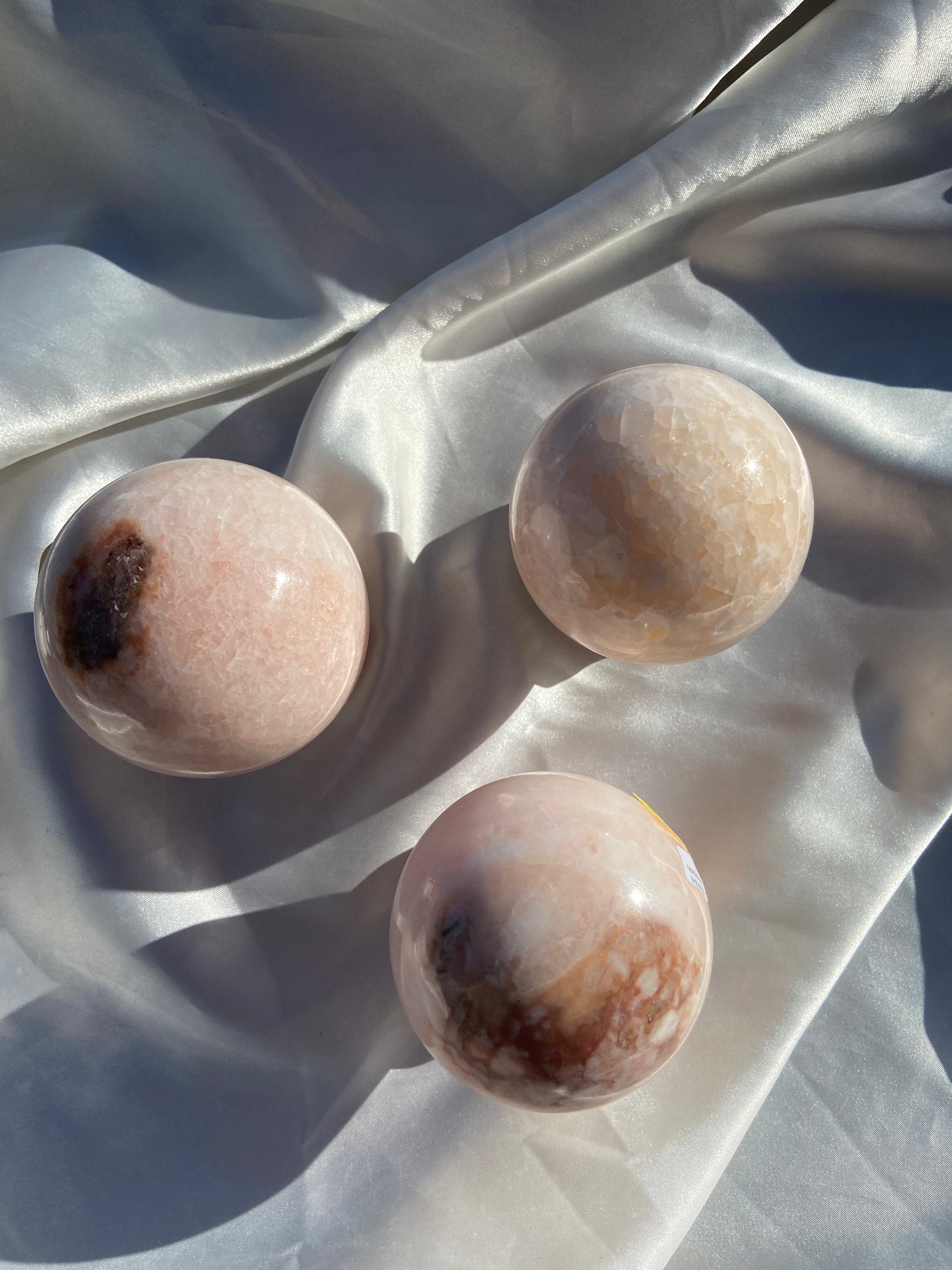 Pink Onyx Sphere and Stand