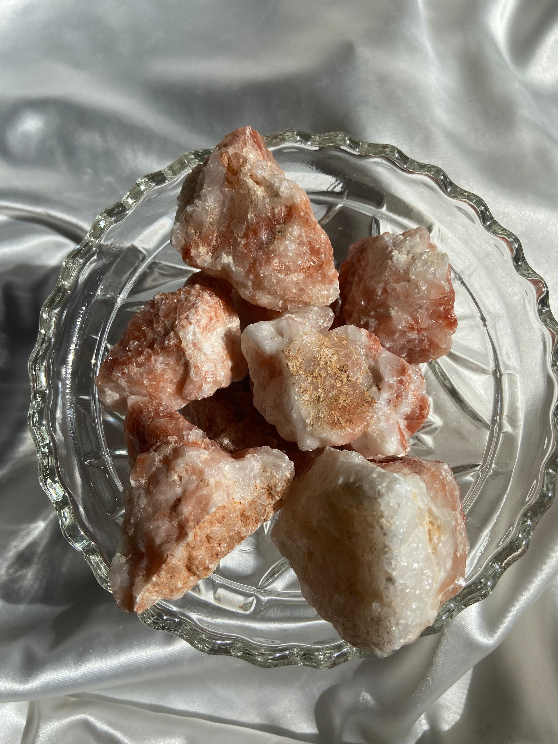 Raw Red Calcite