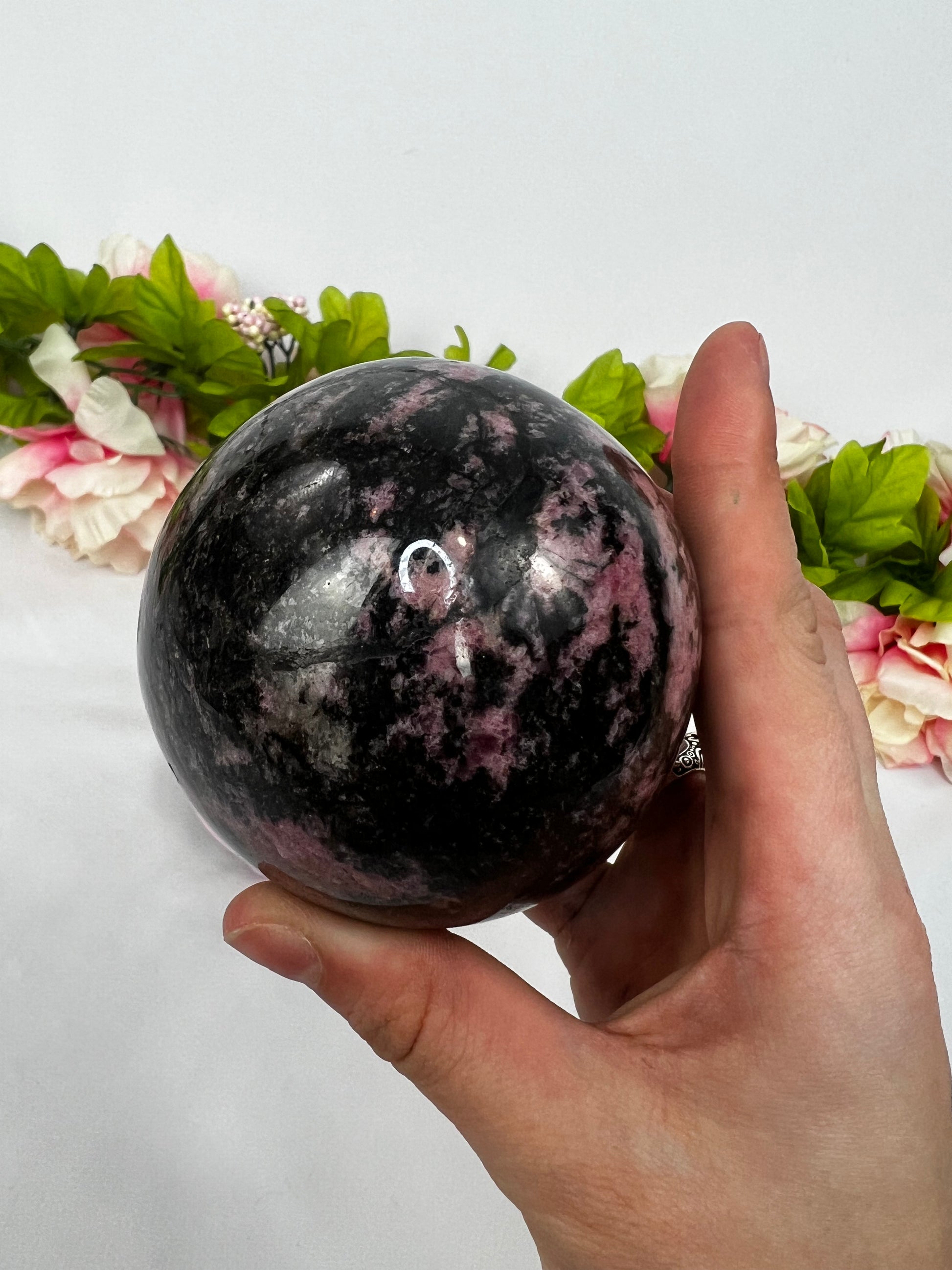 Rhodonite Spheres