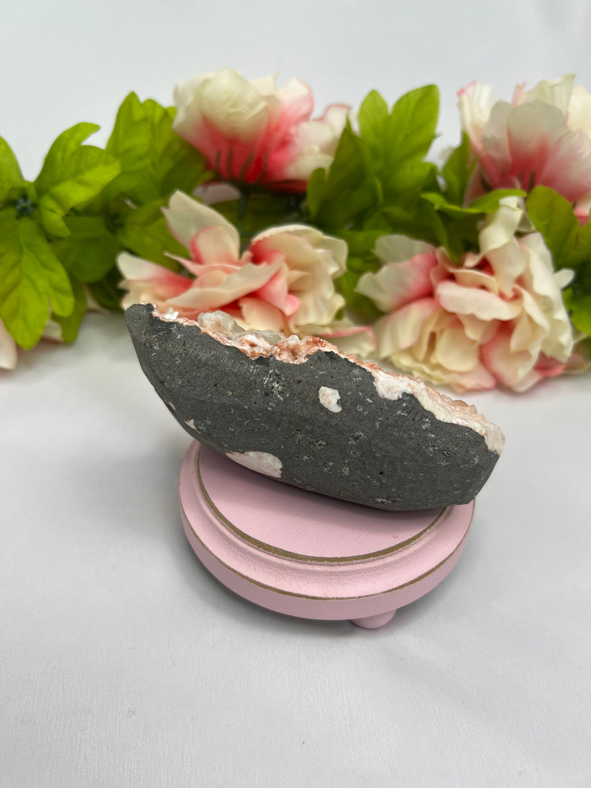 Peach Heulandite Specimen #5