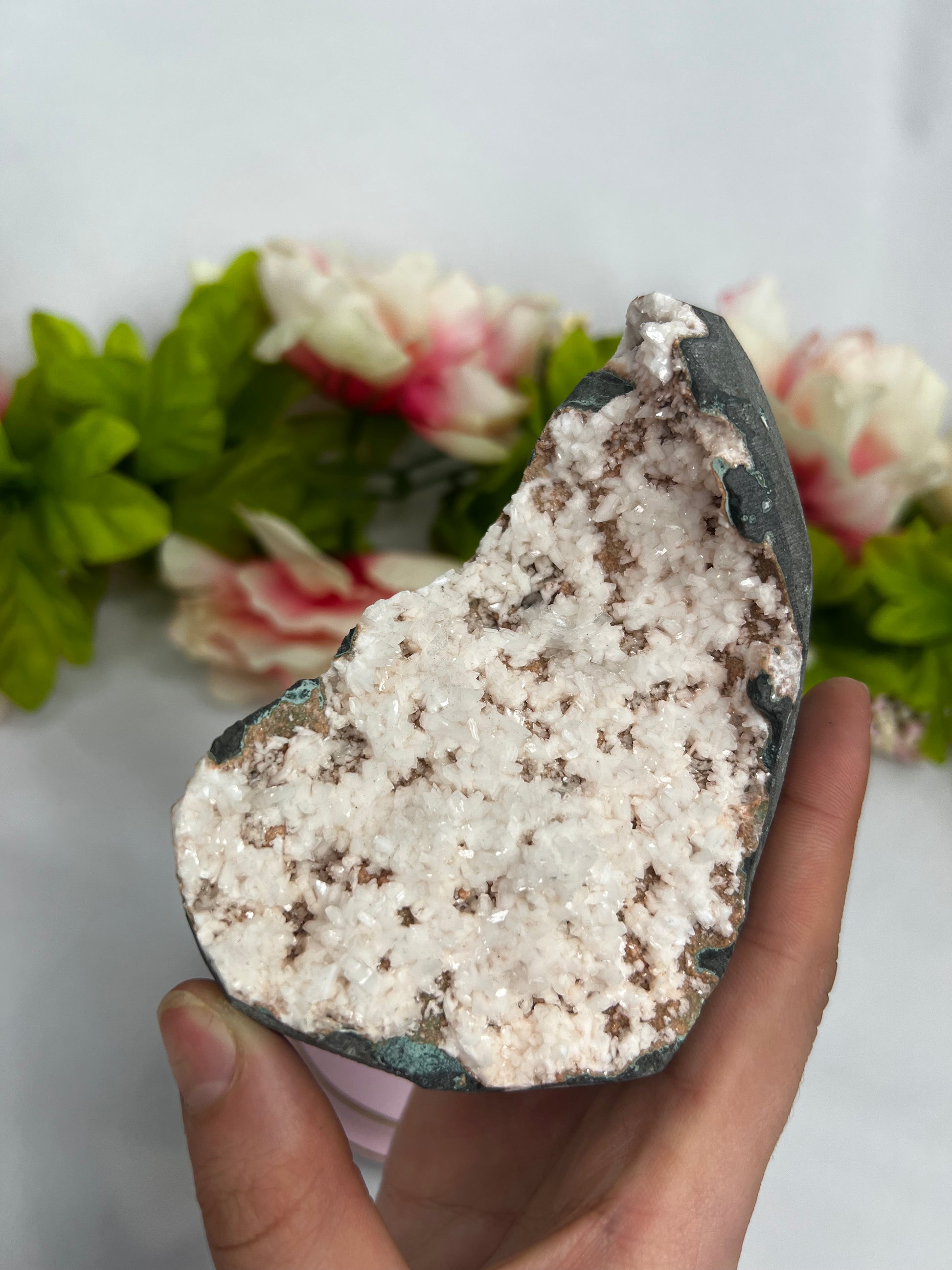 Peach Heulandite Specimen #6