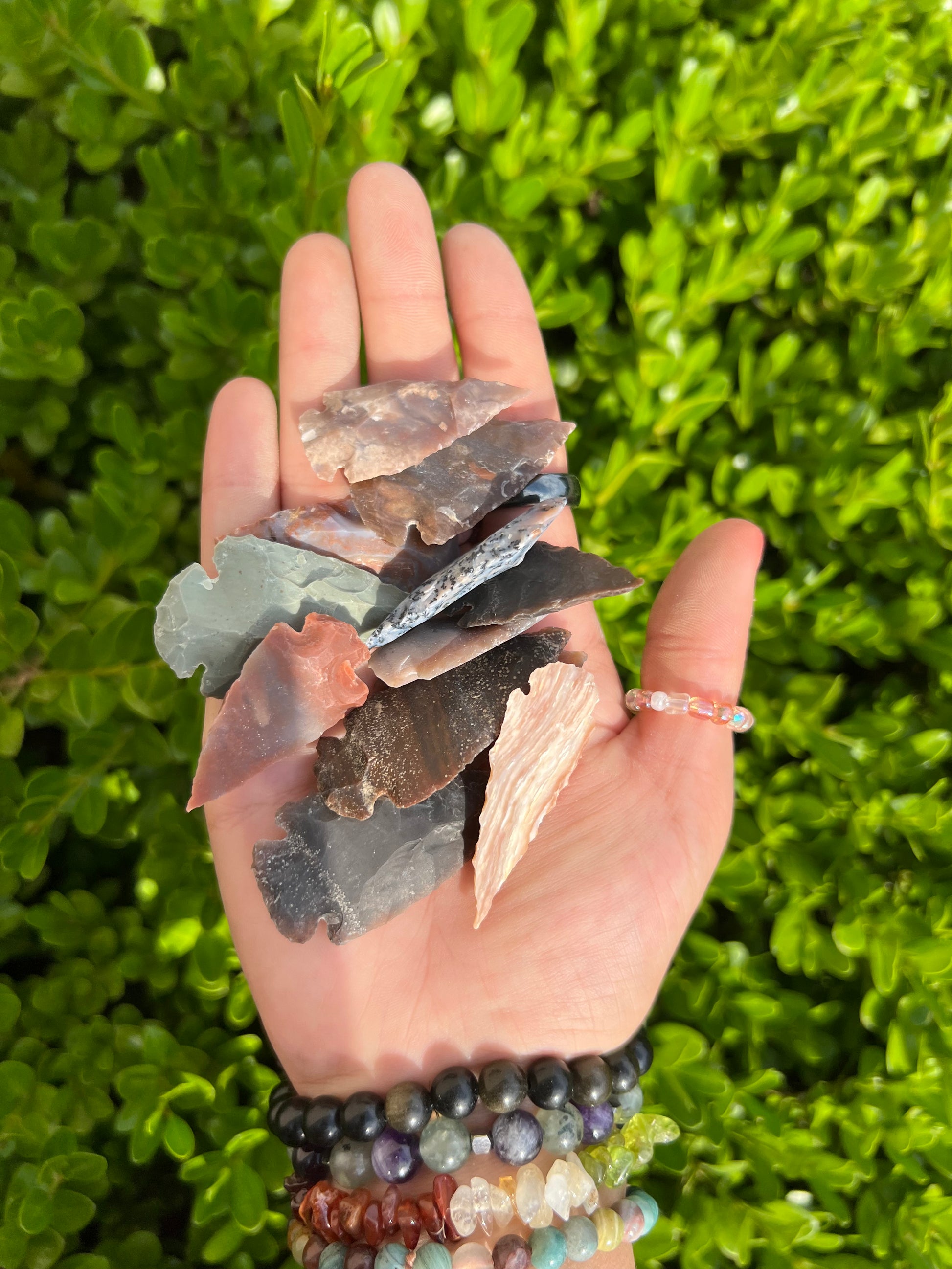 Fancy Jasper Arrowheads, Small