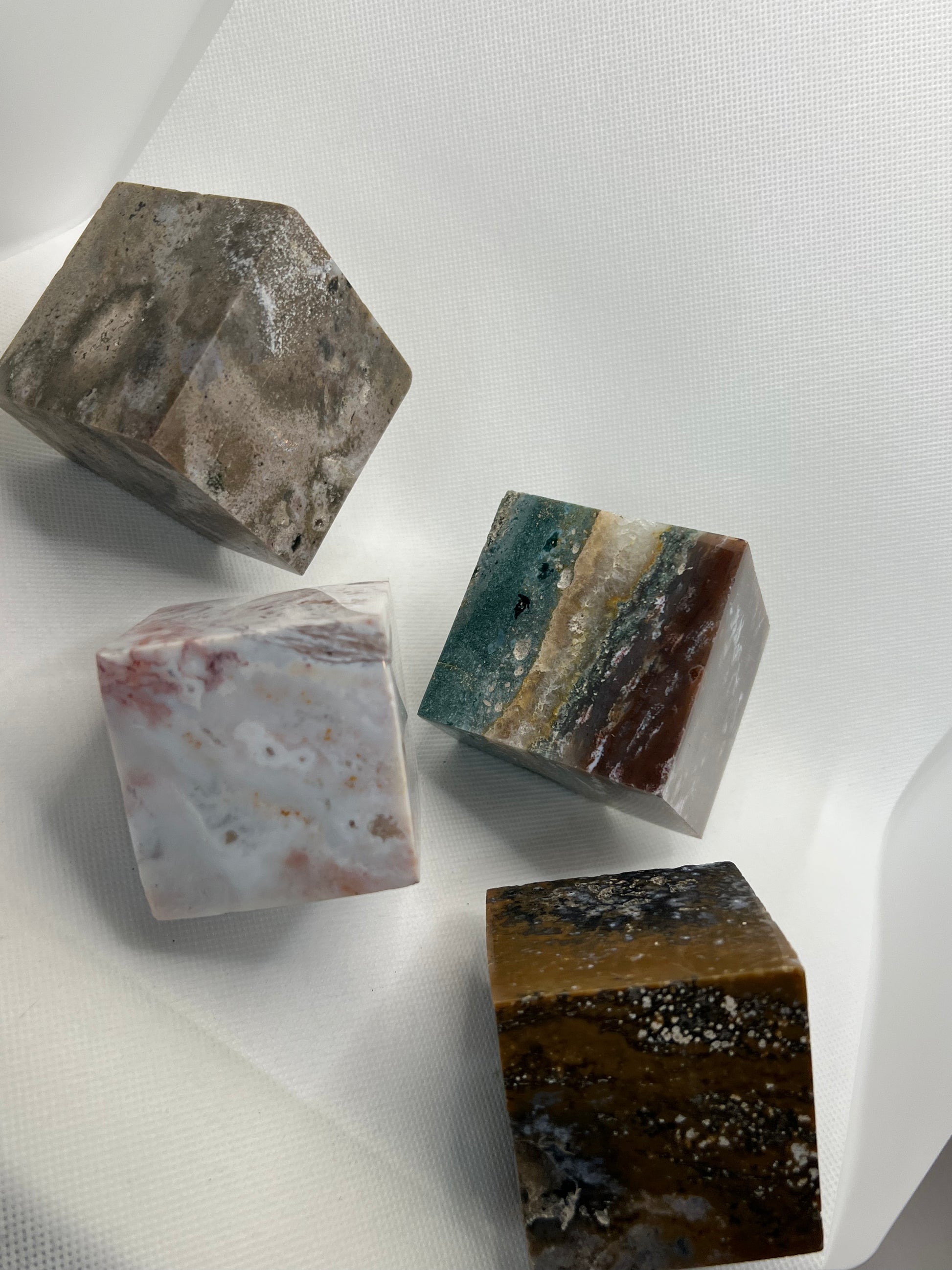 Ocean Jasper Cubes