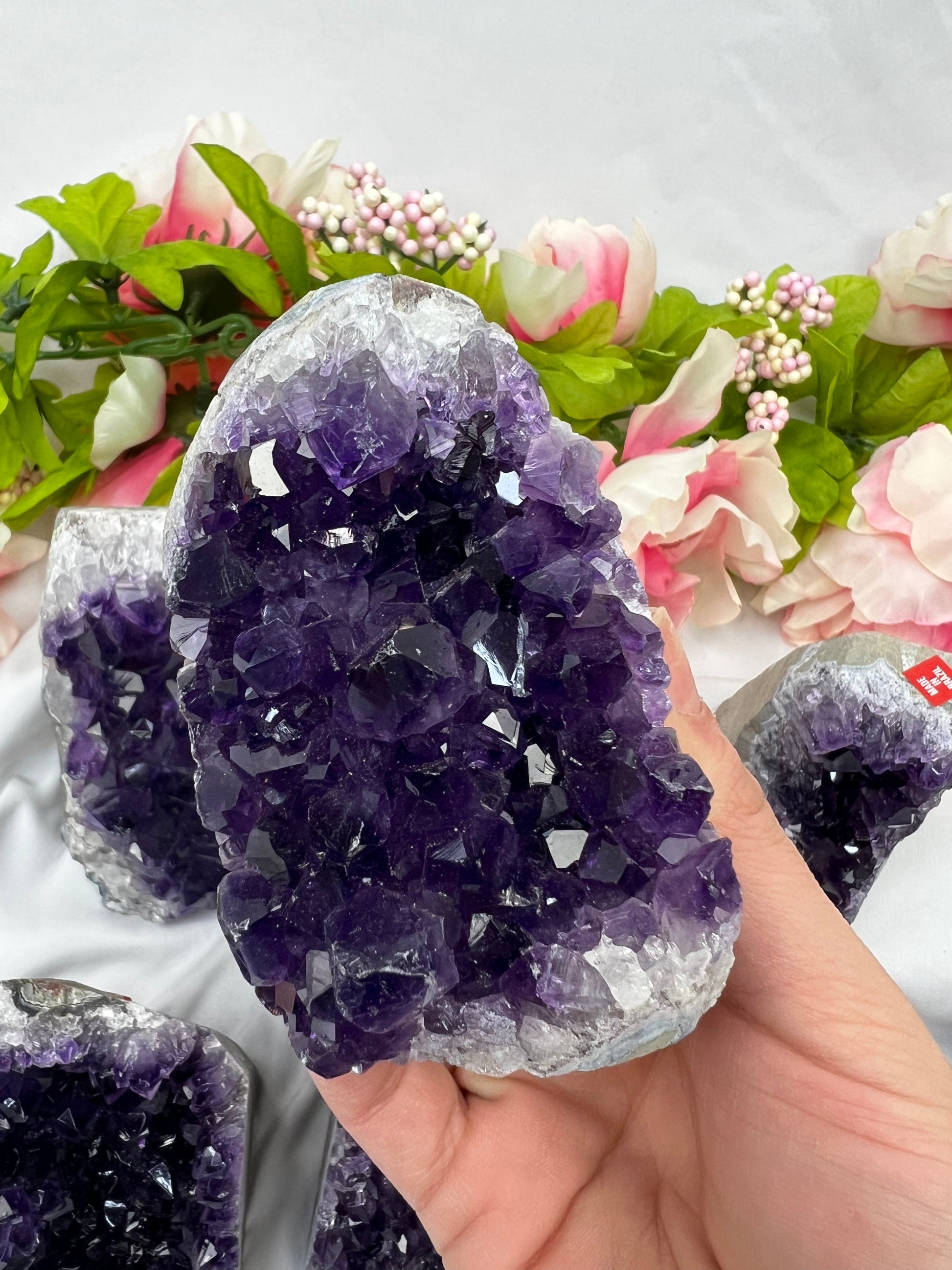 Dark Purple Amethyst Cut Bases