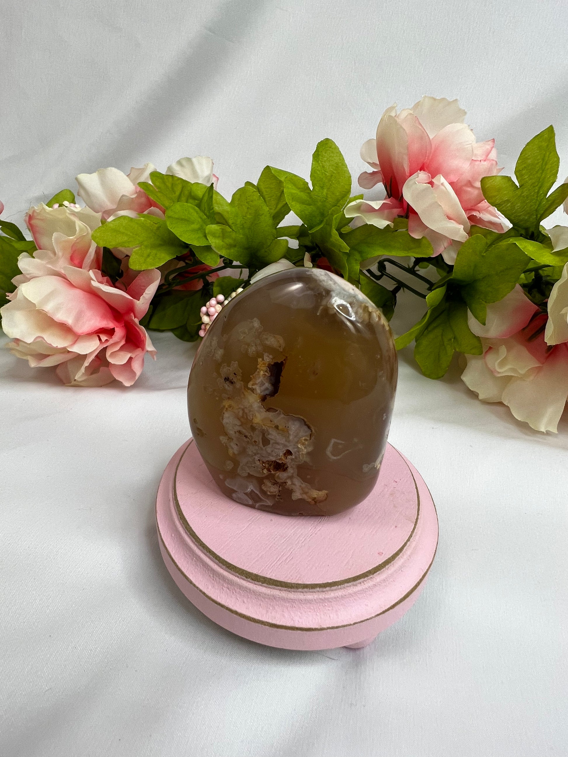 Flower Agate Freeforms