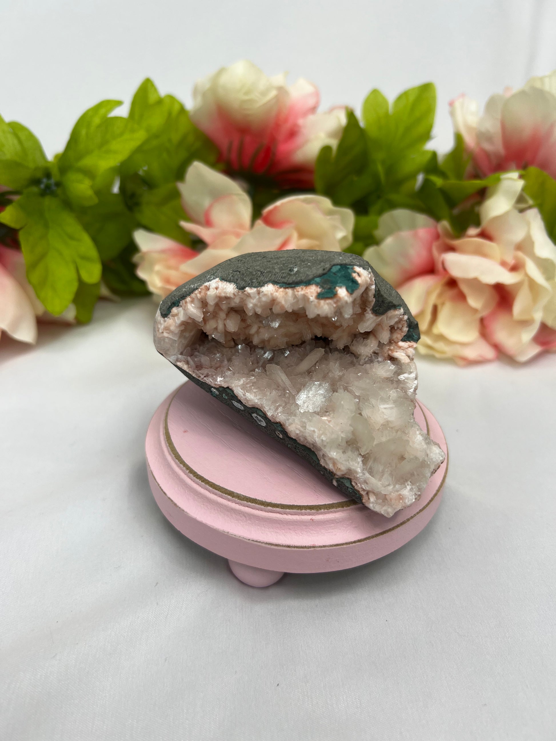 Peach Heulandite Specimen #3