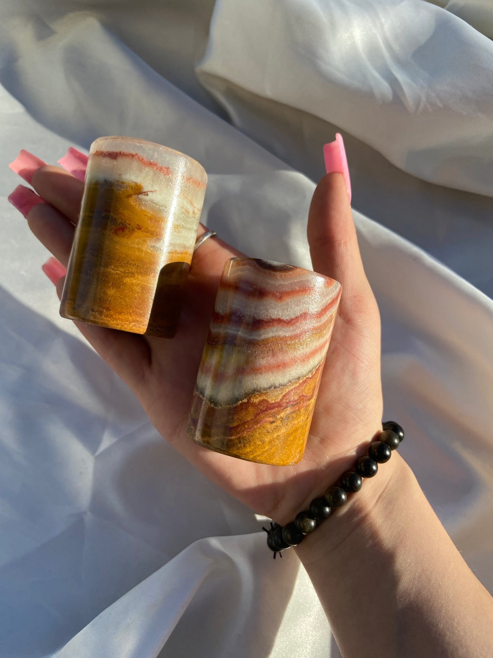 Onyx Shot Glass Set with Plate