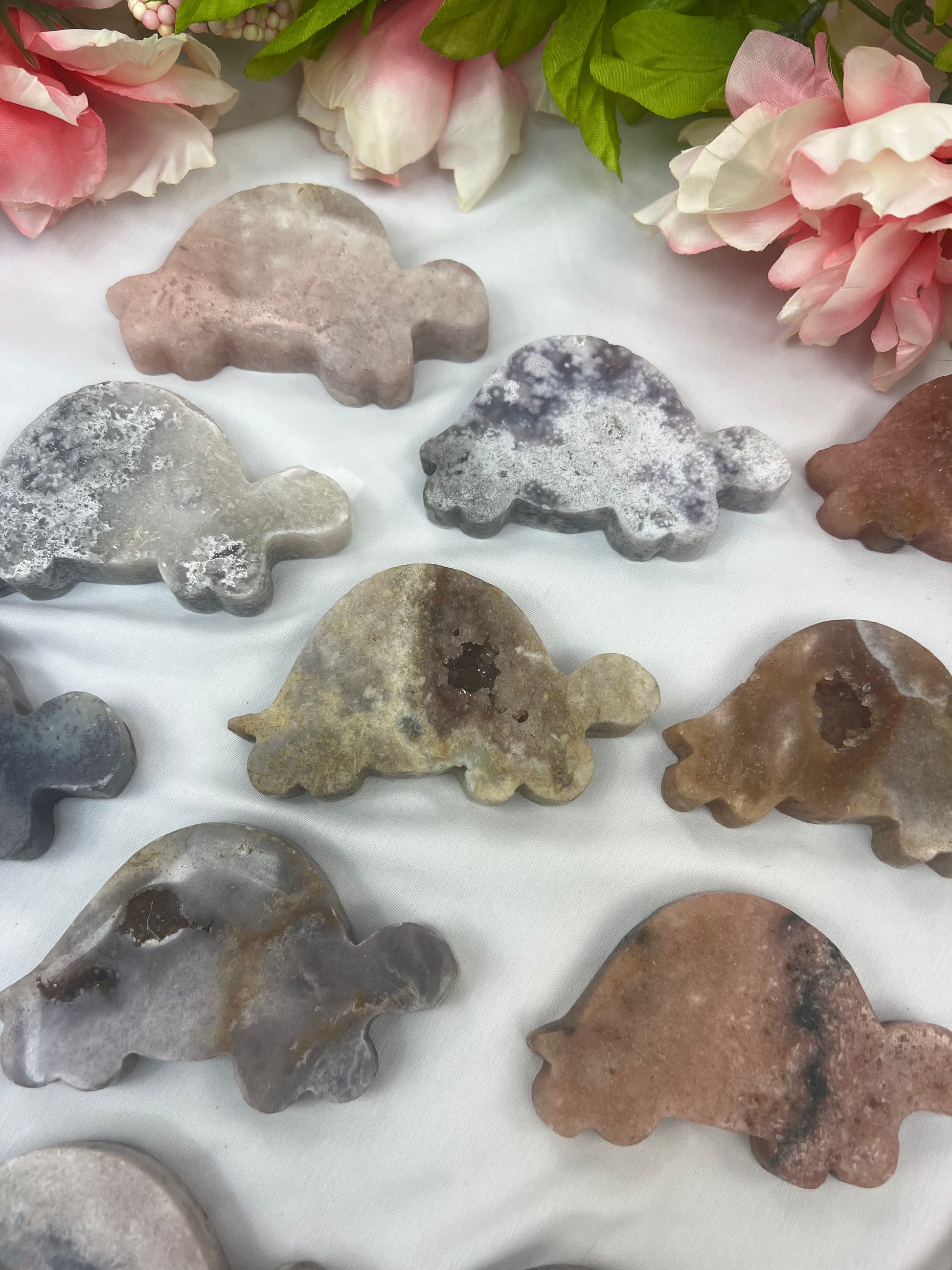 Pink Amethyst Turtles