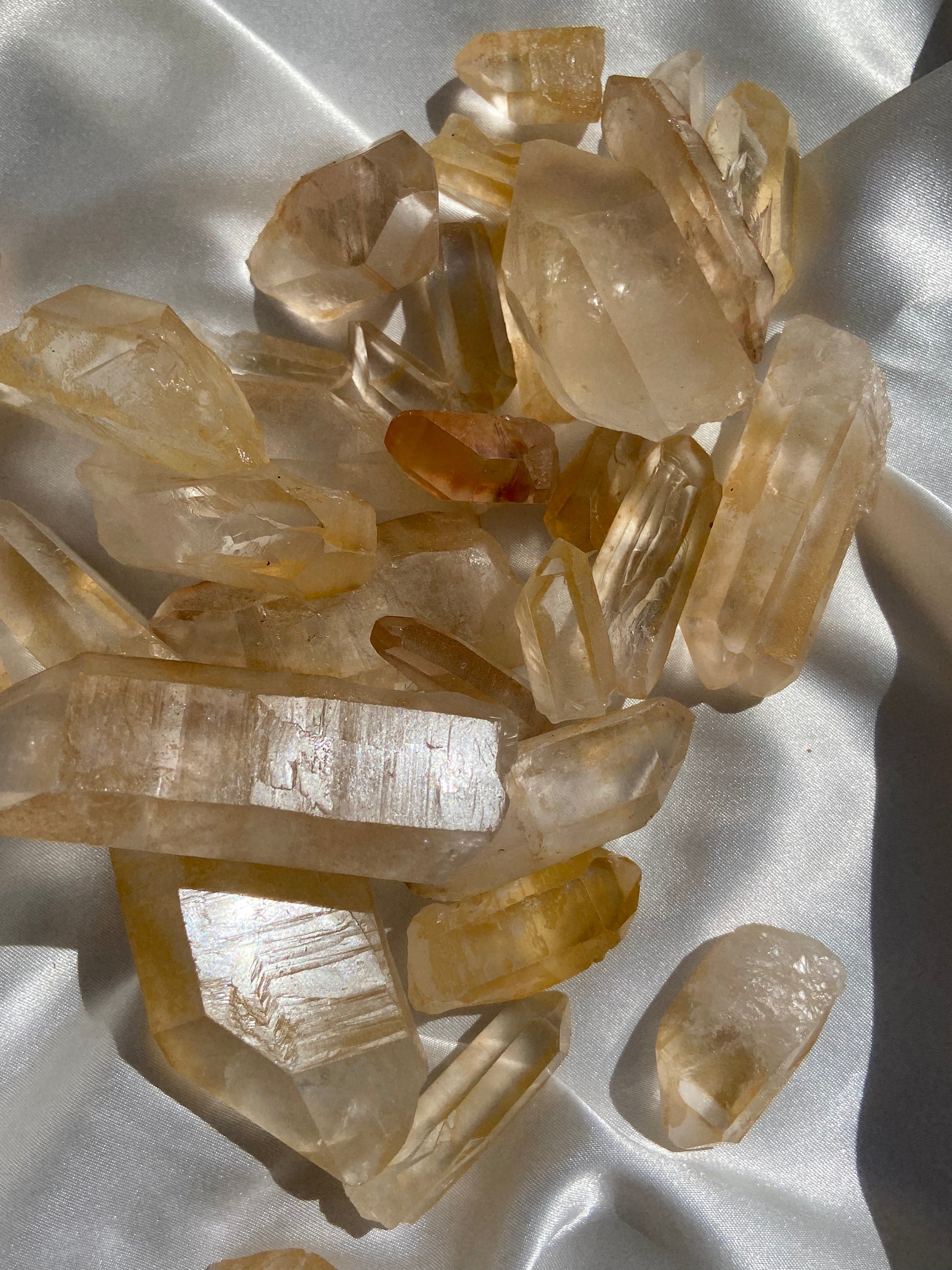 Tangerine Quartz Point Set