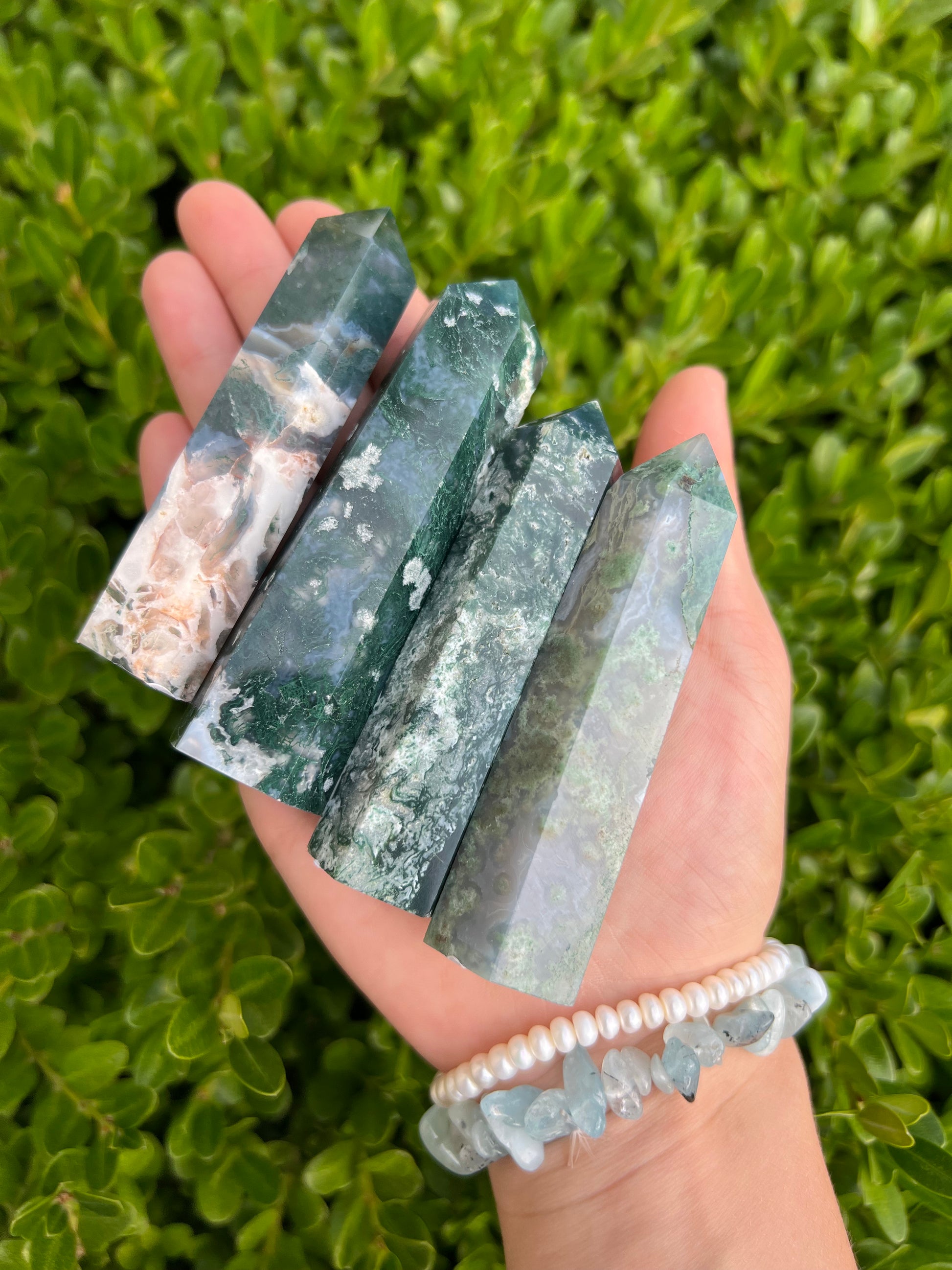 Moss Agate Towers, Old Stock