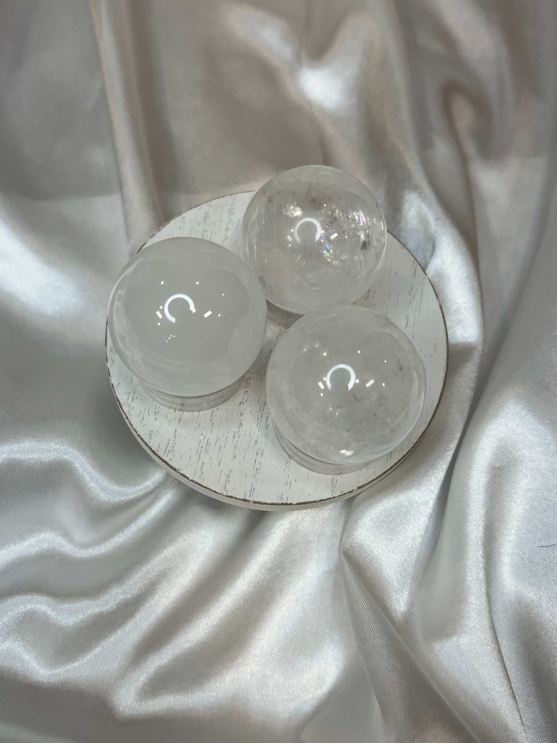 Optical Calcite Spheres