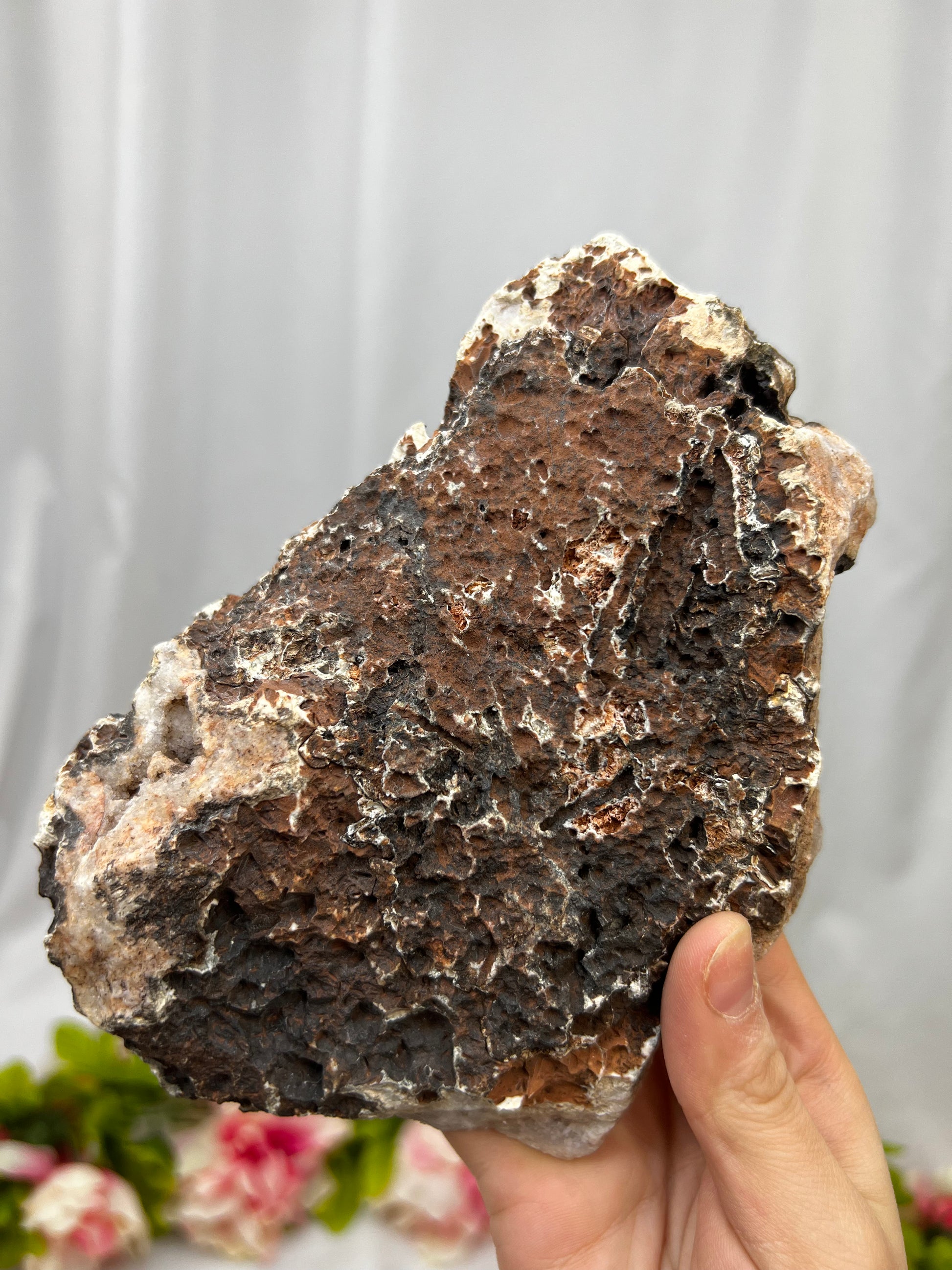 Pink Amethyst On Stand