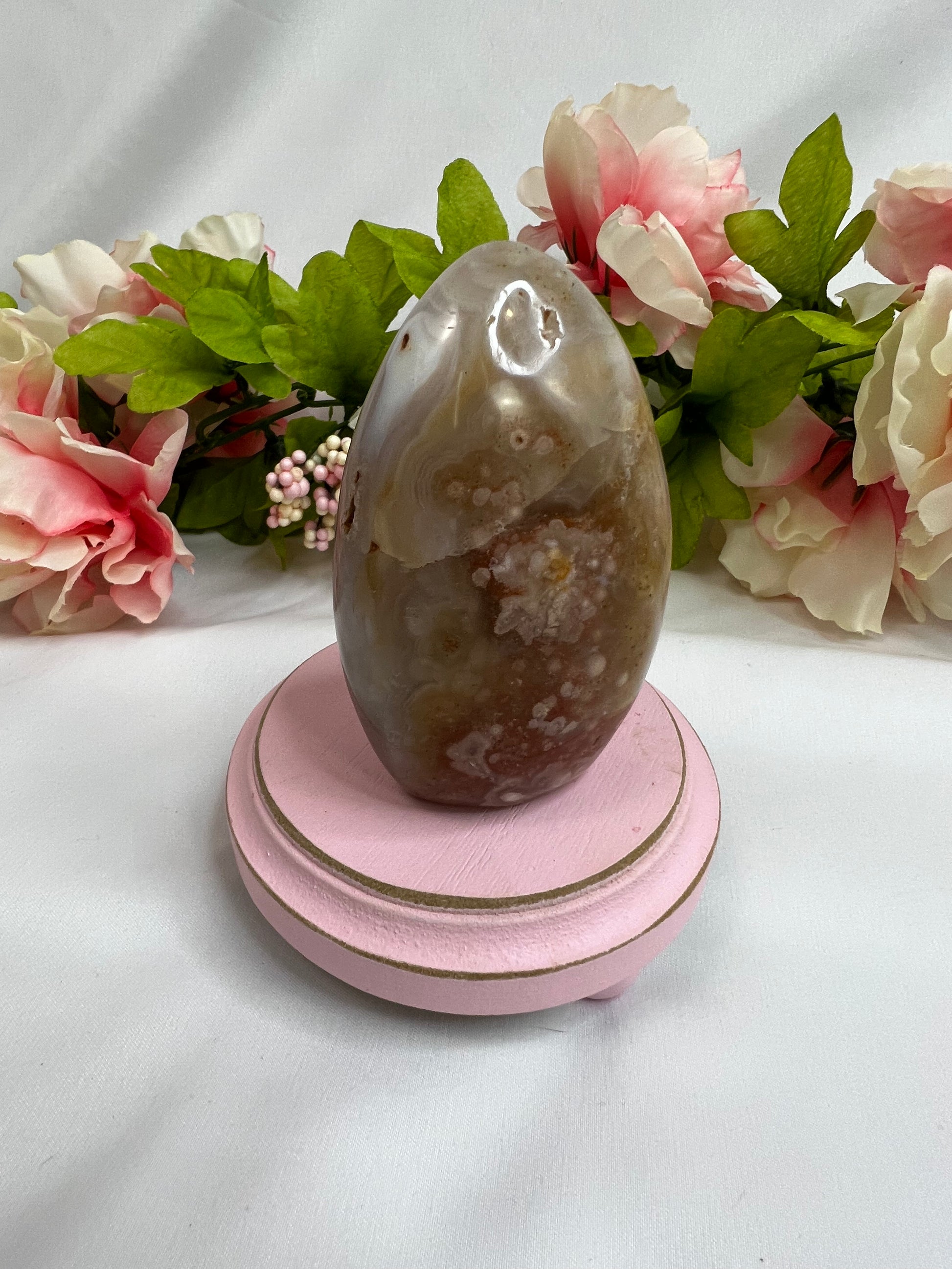 Flower Agate Freeforms