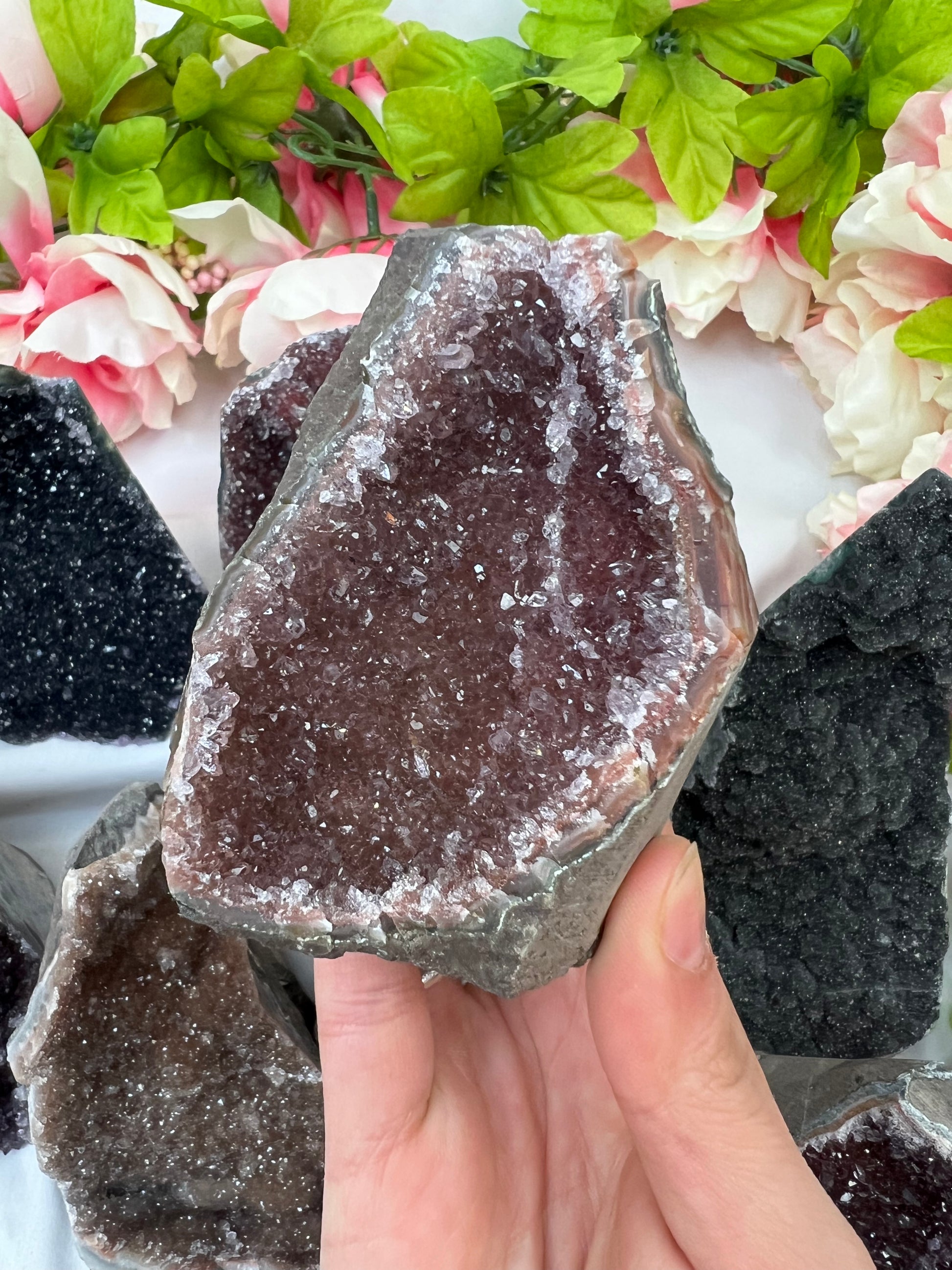 Rainbow Amethyst Cutbases