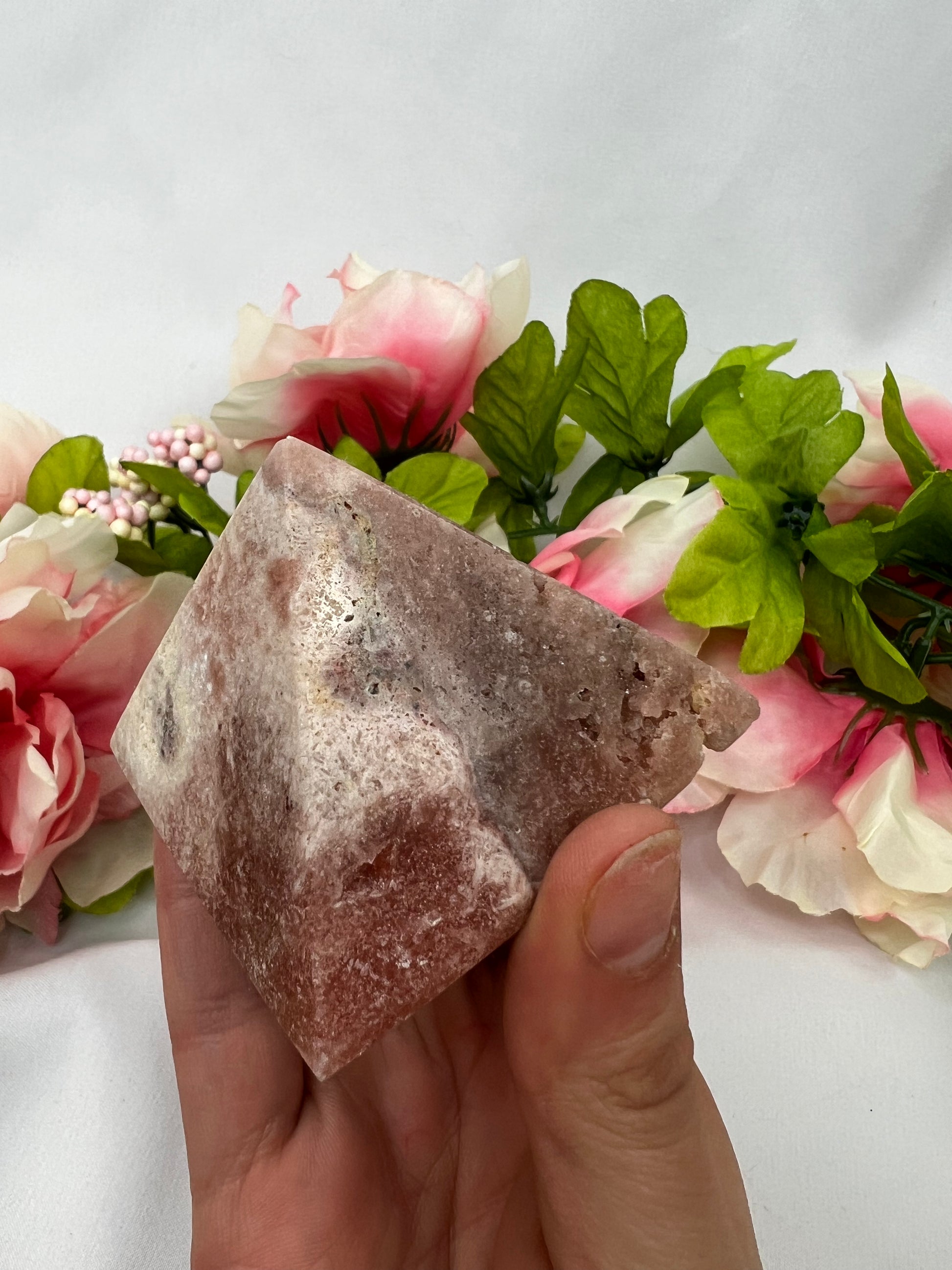 Pink Amethyst Pyramids