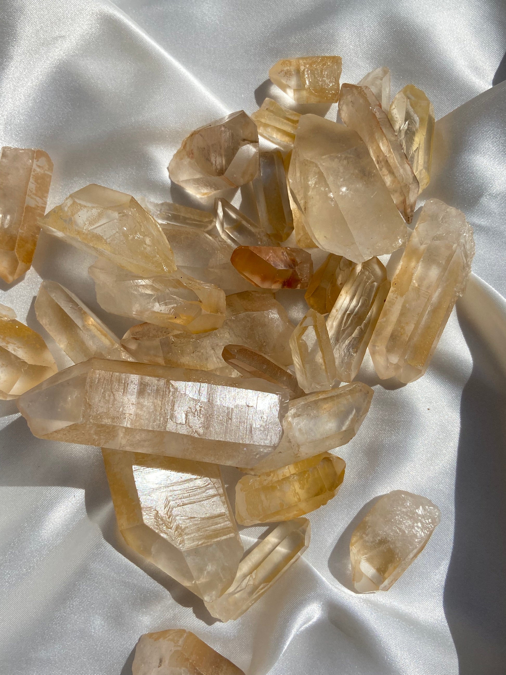 Tangerine Quartz Point Set