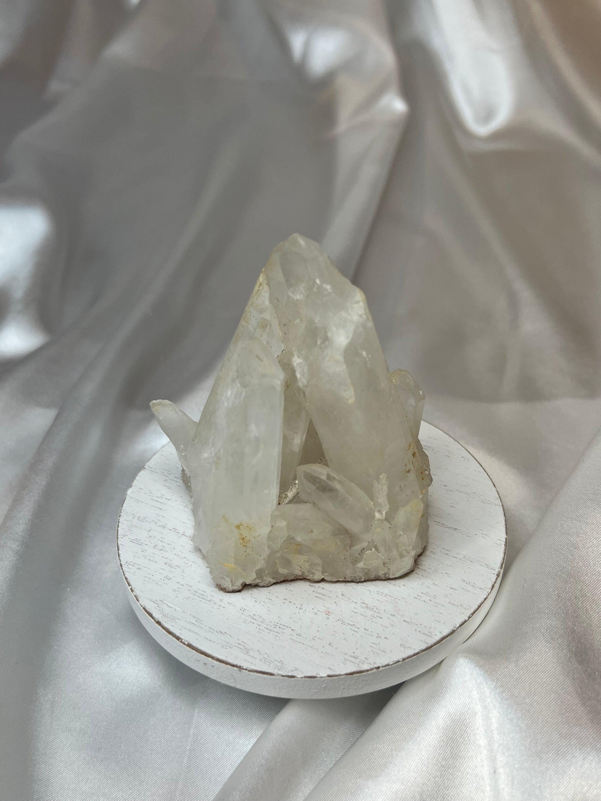 Clear quartz clusters