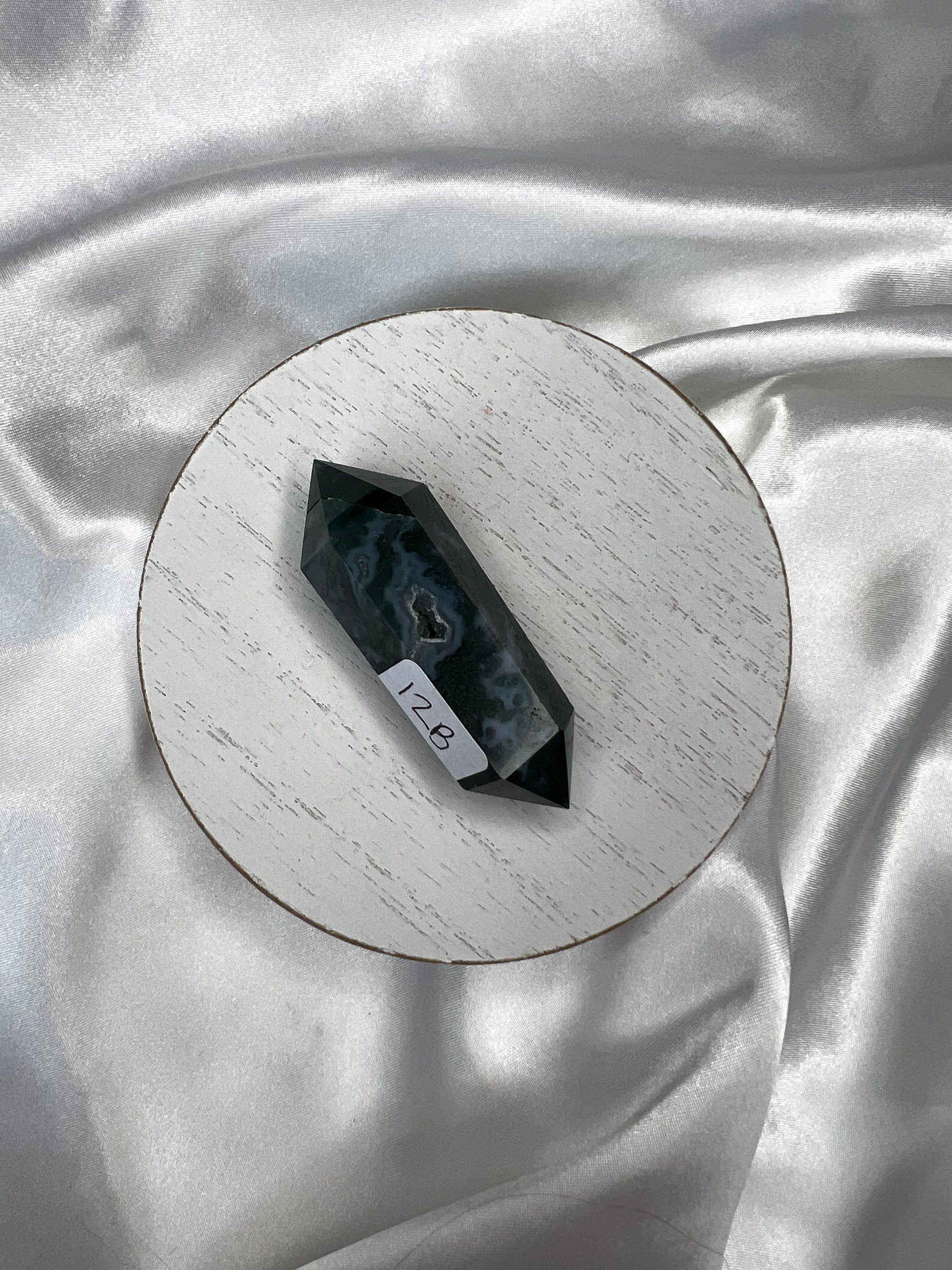 Moss Agate Double Terminated Points