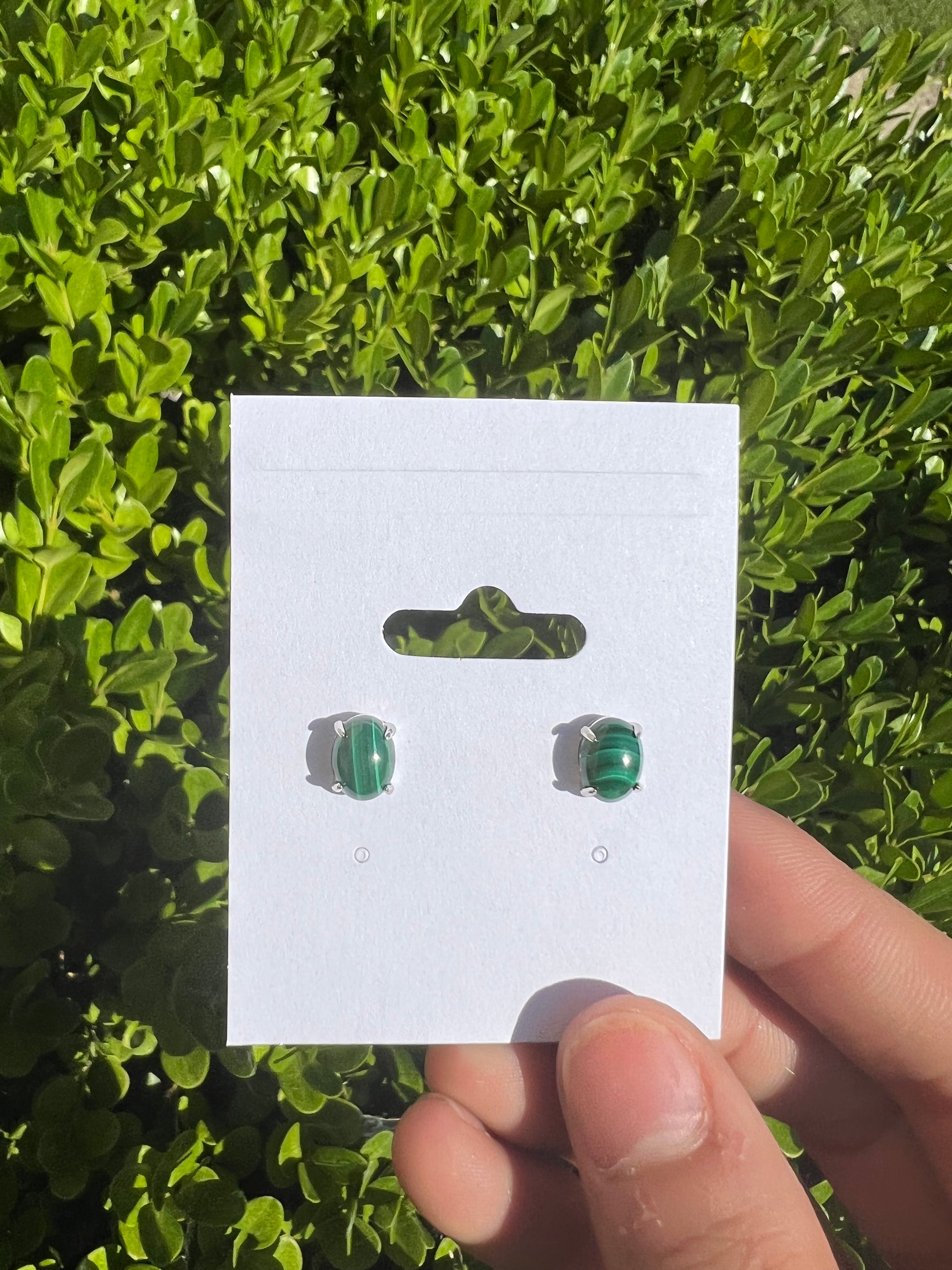 Malachite Earrings