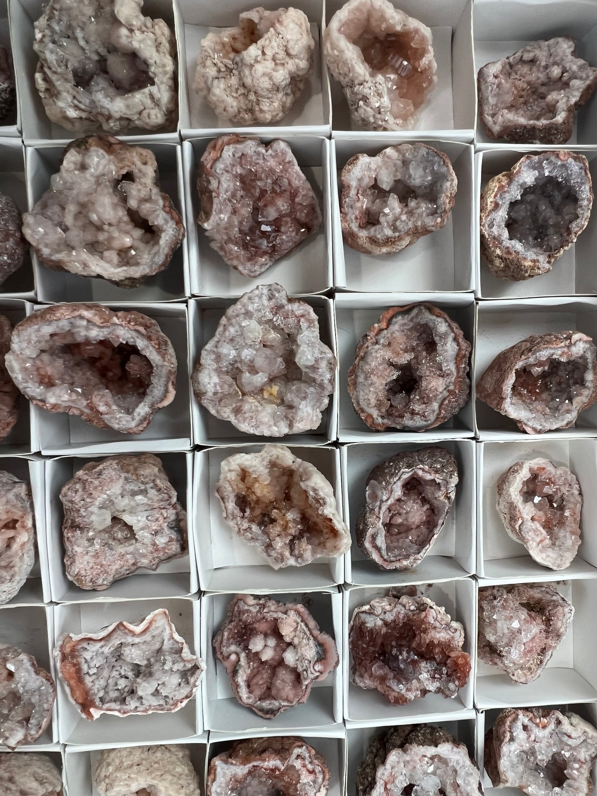 Pink Amethyst Geodes