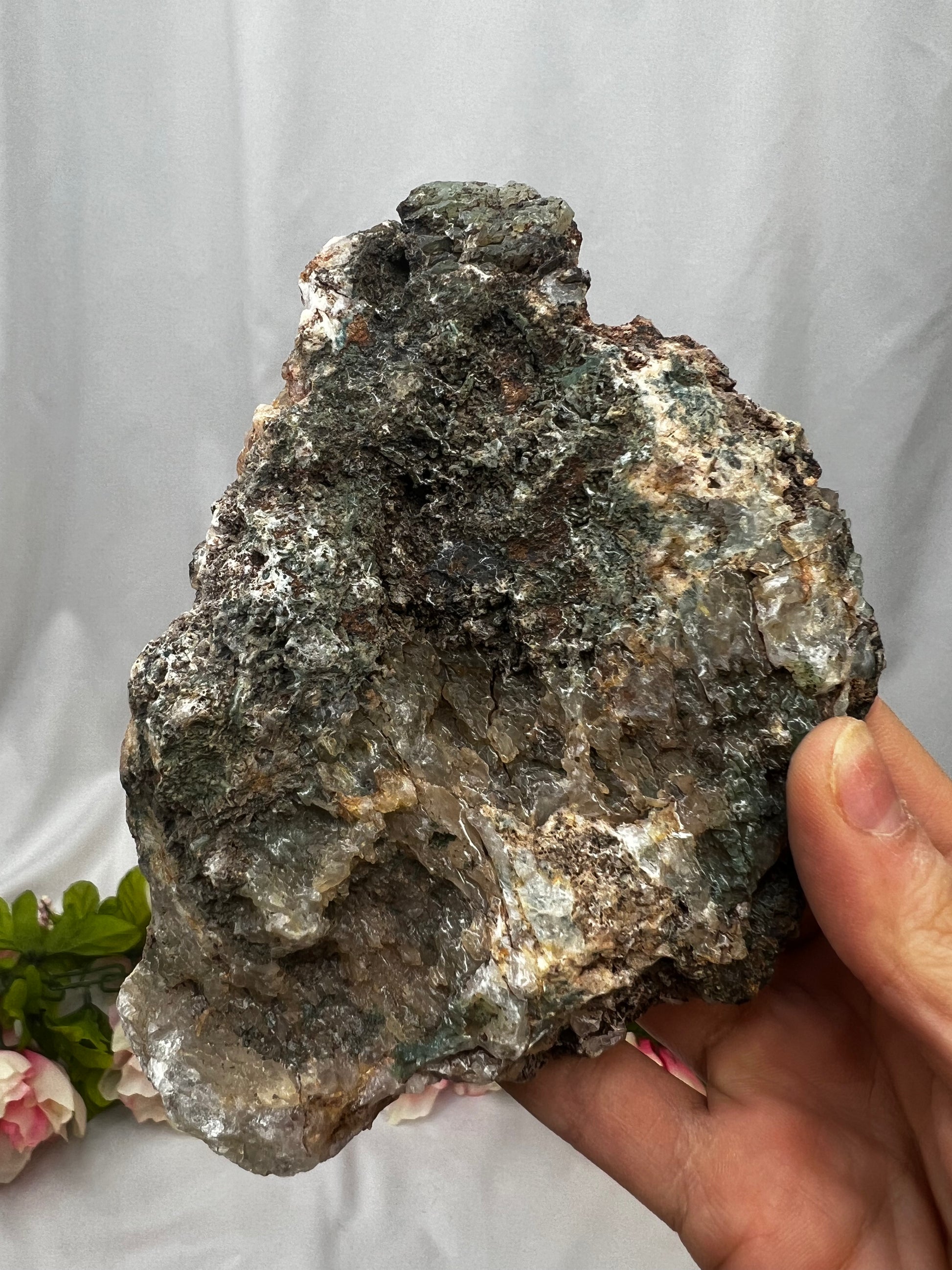 Pink Amethyst On Stand