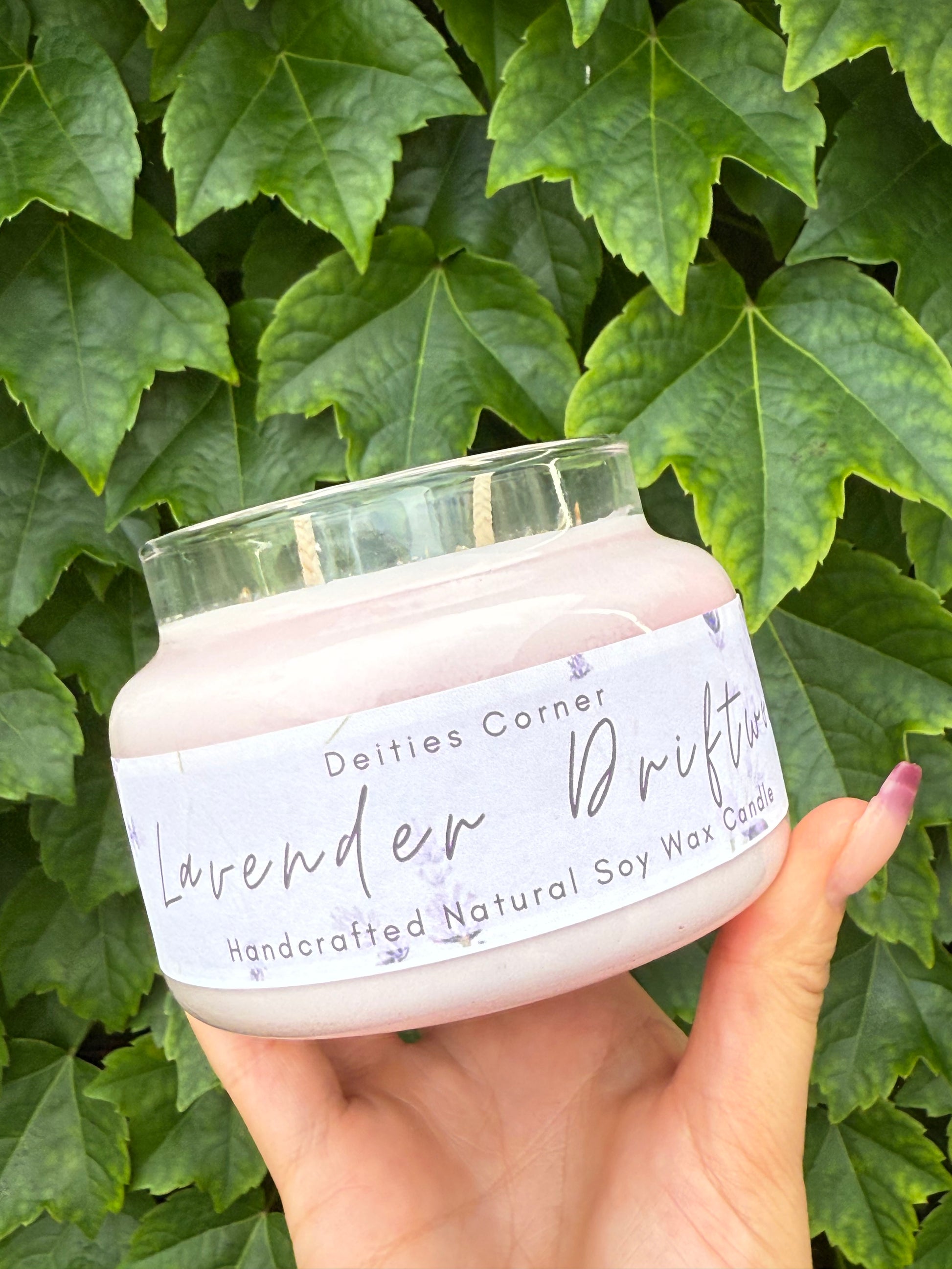 Lavender Driftwood Candle