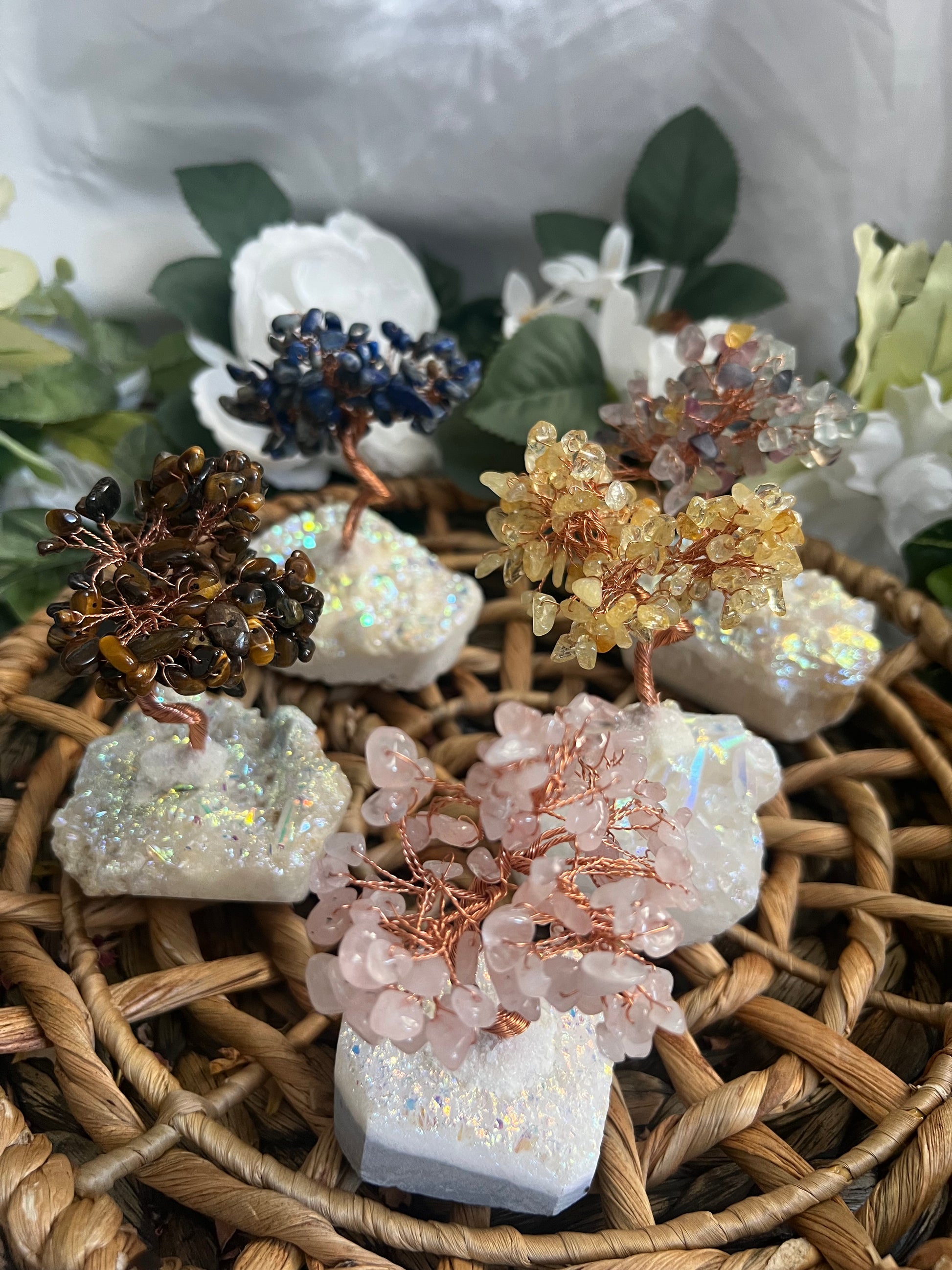 Crystal Wire Wrapped Trees