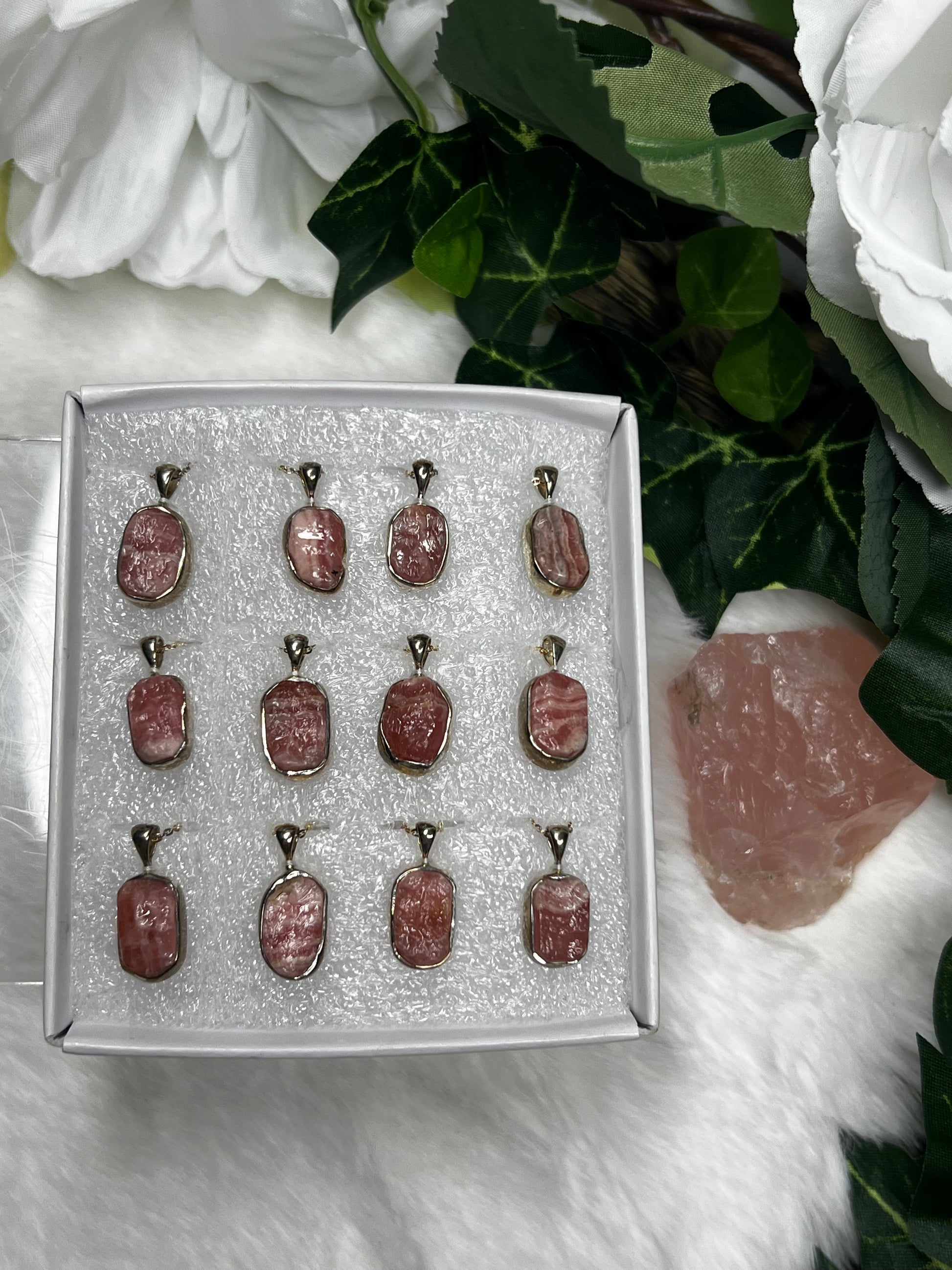 Rhodochrosite Necklaces