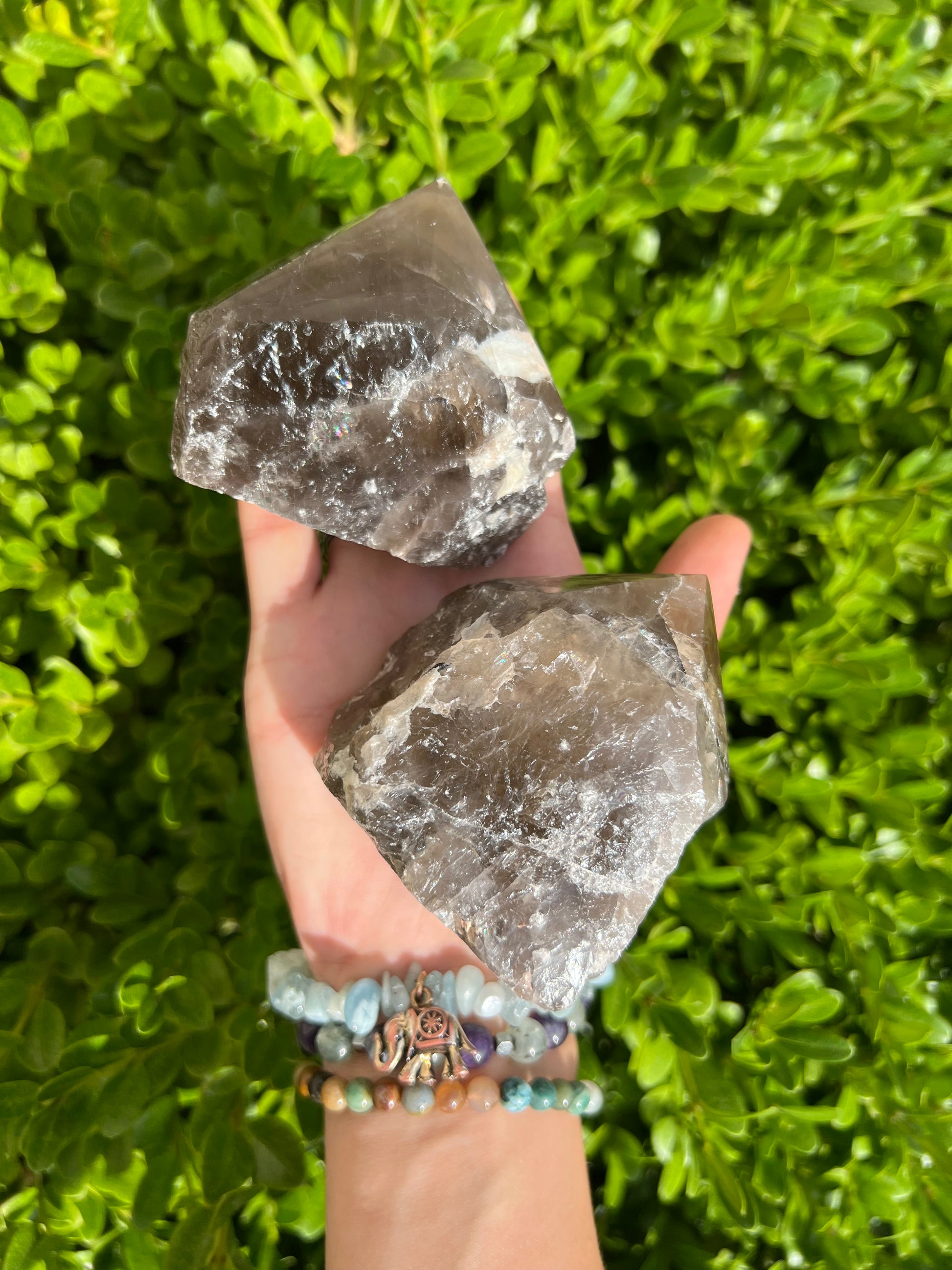 Smoky Quartz Top Polish