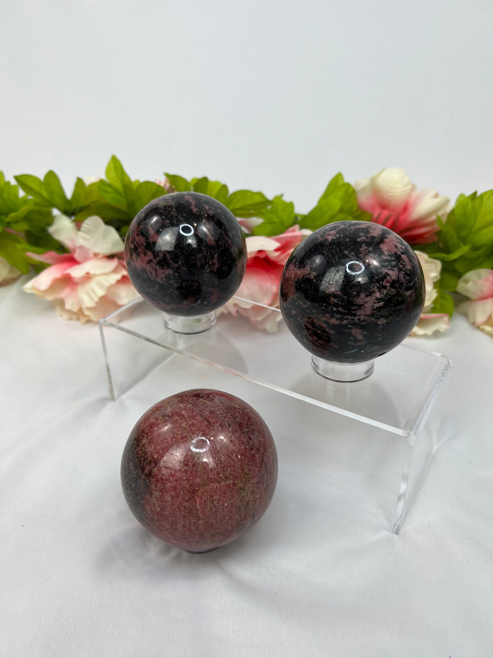 Rhodonite Spheres