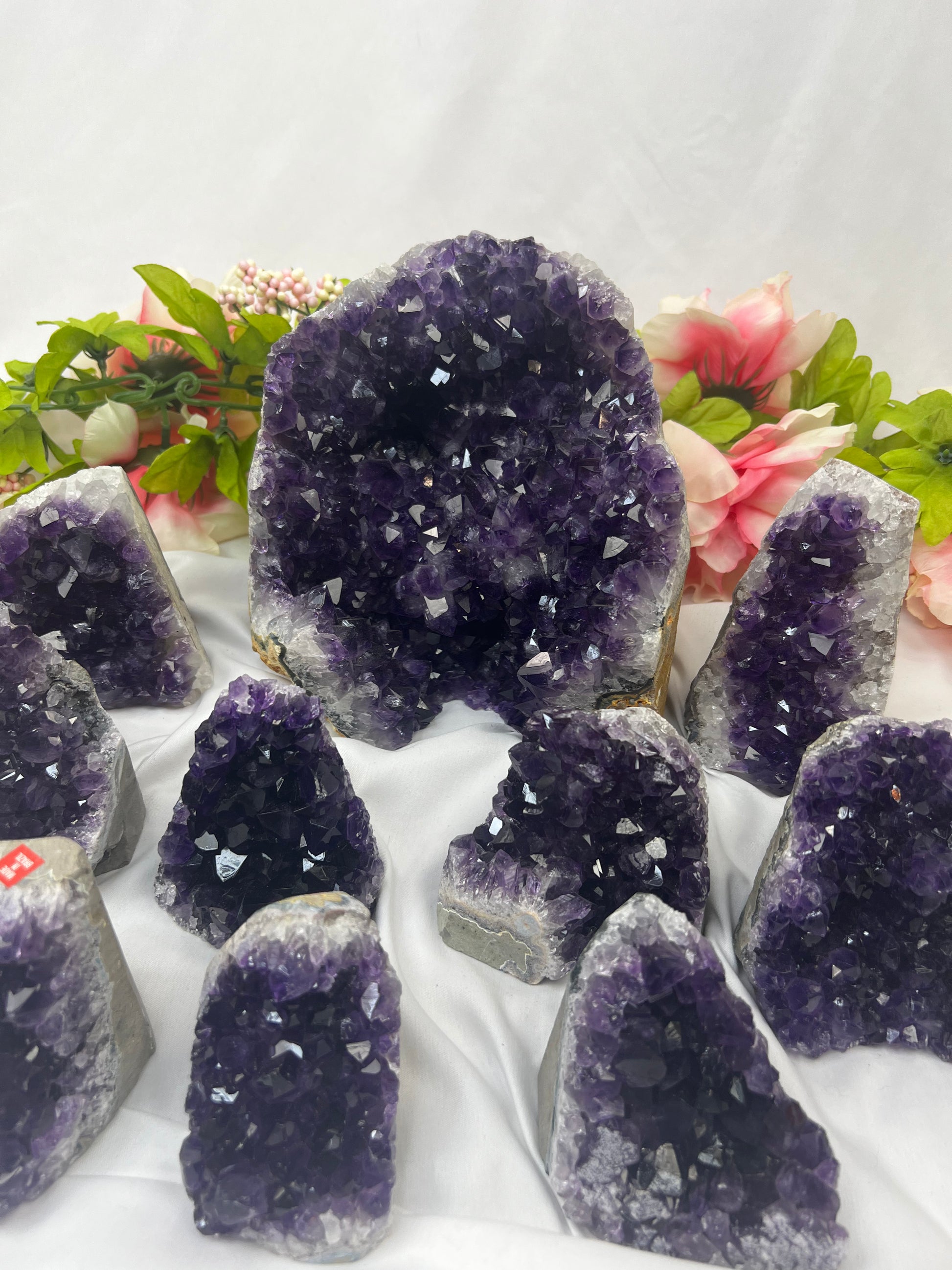 Dark Purple Amethyst Cut Bases