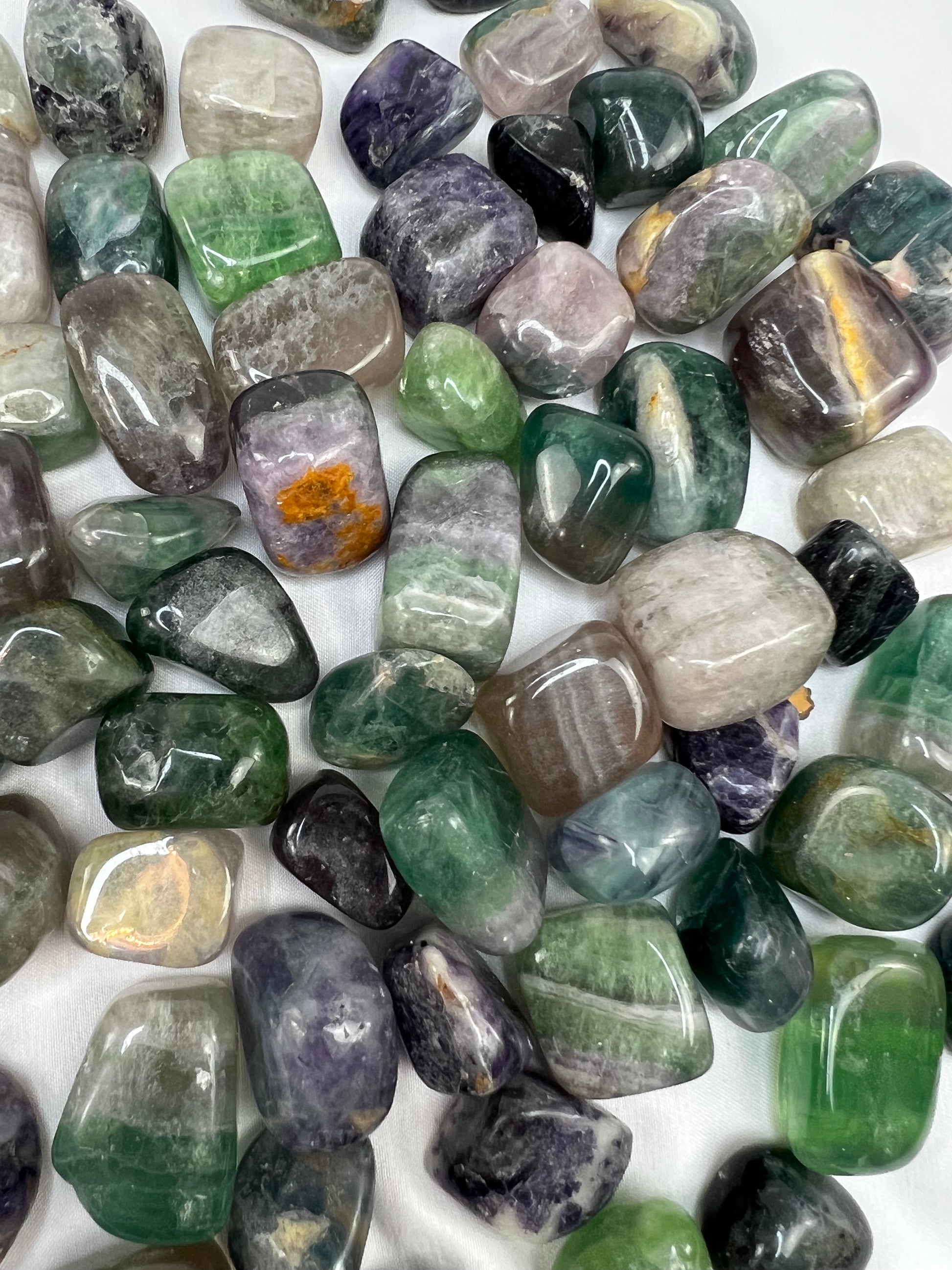 Fluorite Tumbles