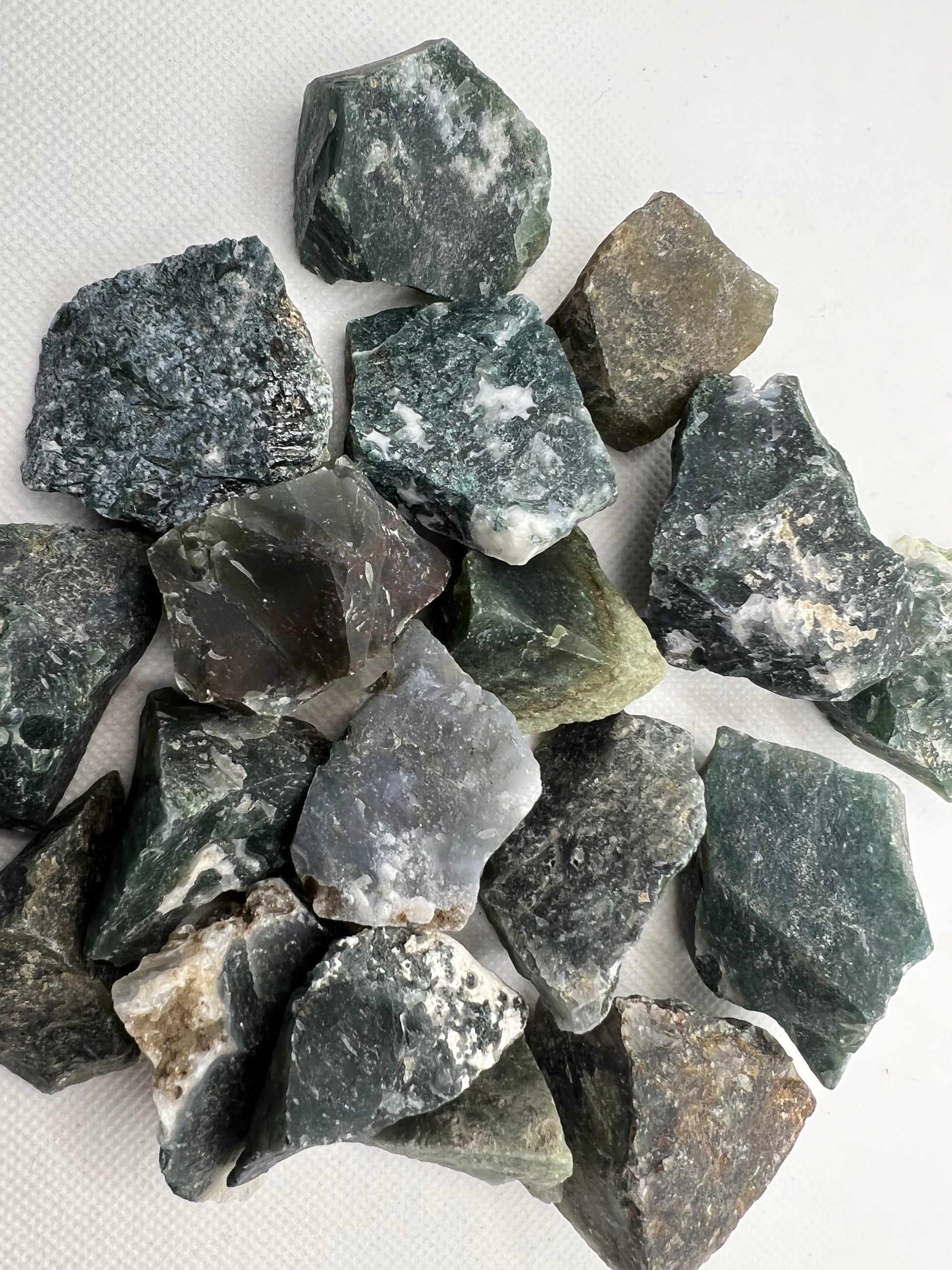 Raw Moss Agate