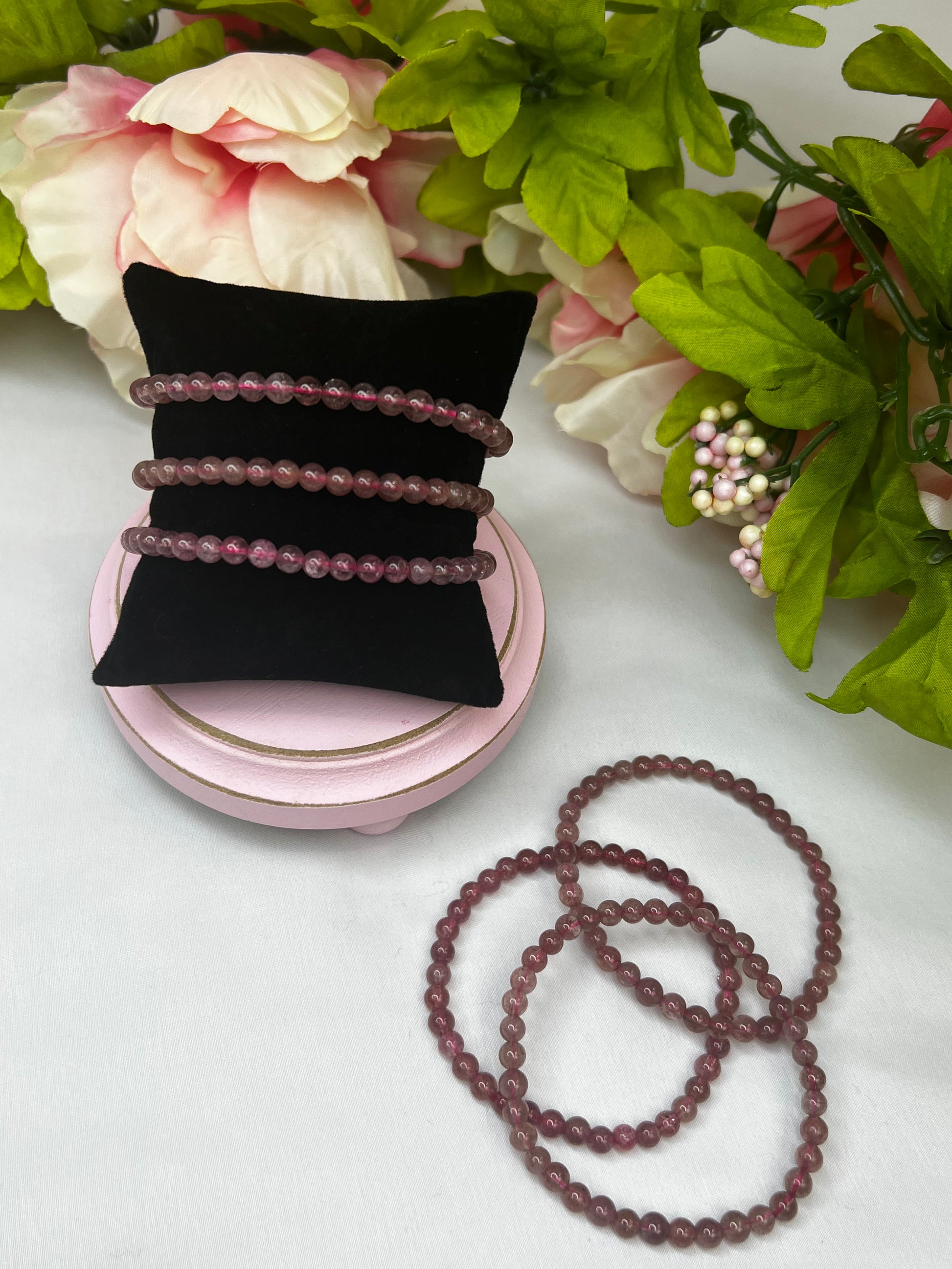 Strawberry Quartz Bracelet