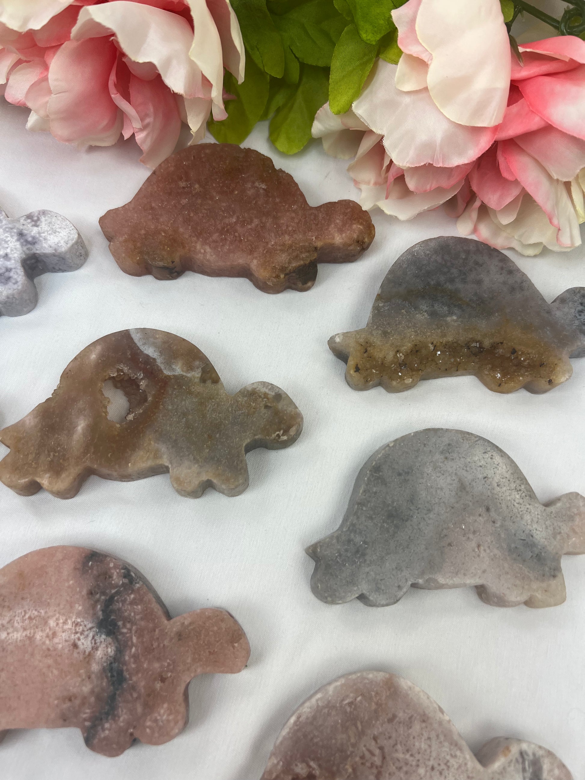 Pink Amethyst Turtles