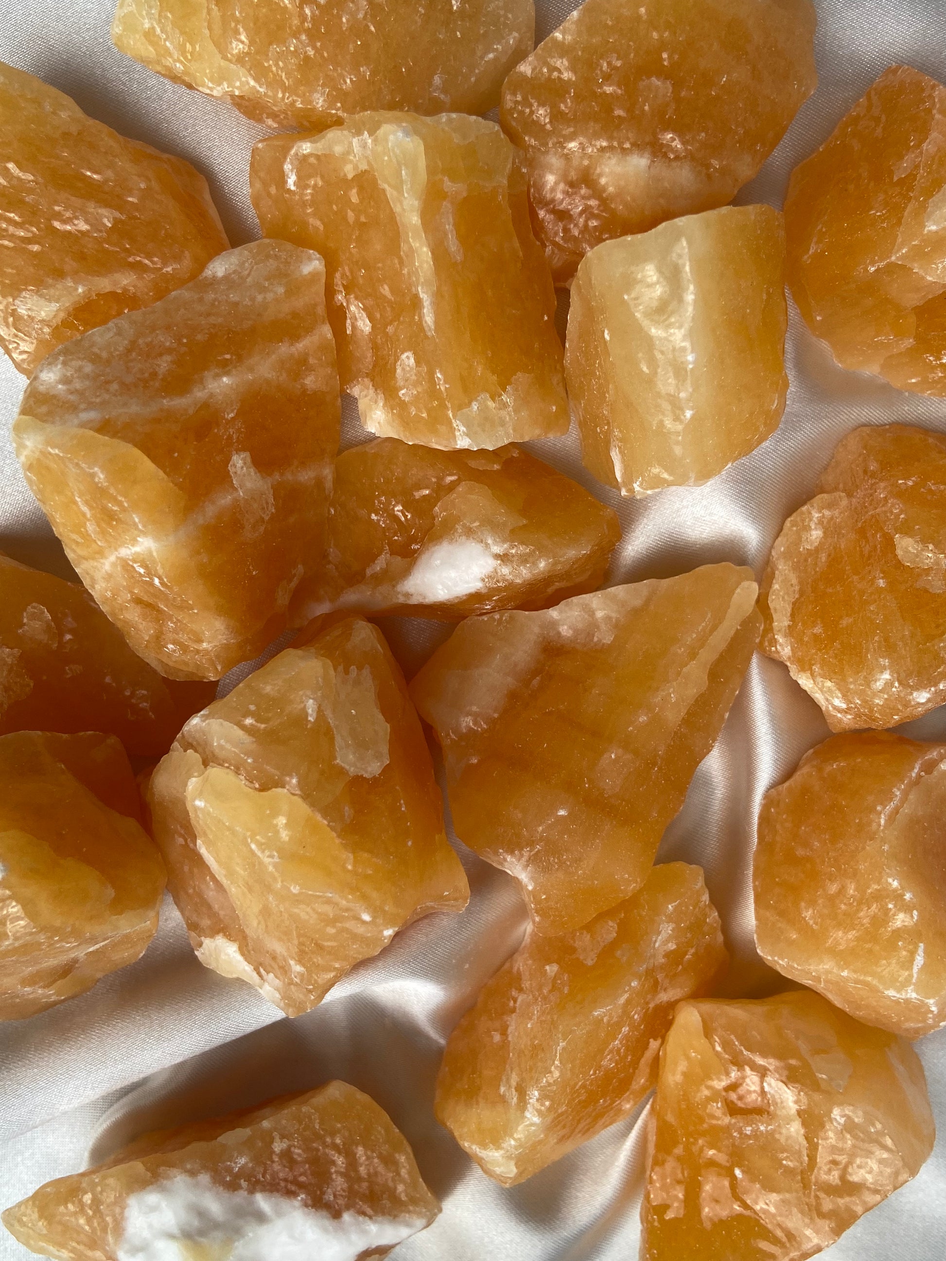 Raw Orange Calcite