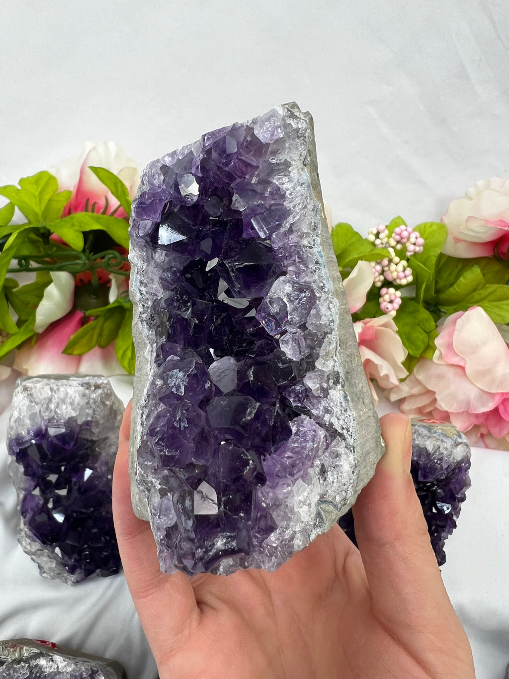 Dark Purple Amethyst Cut Bases