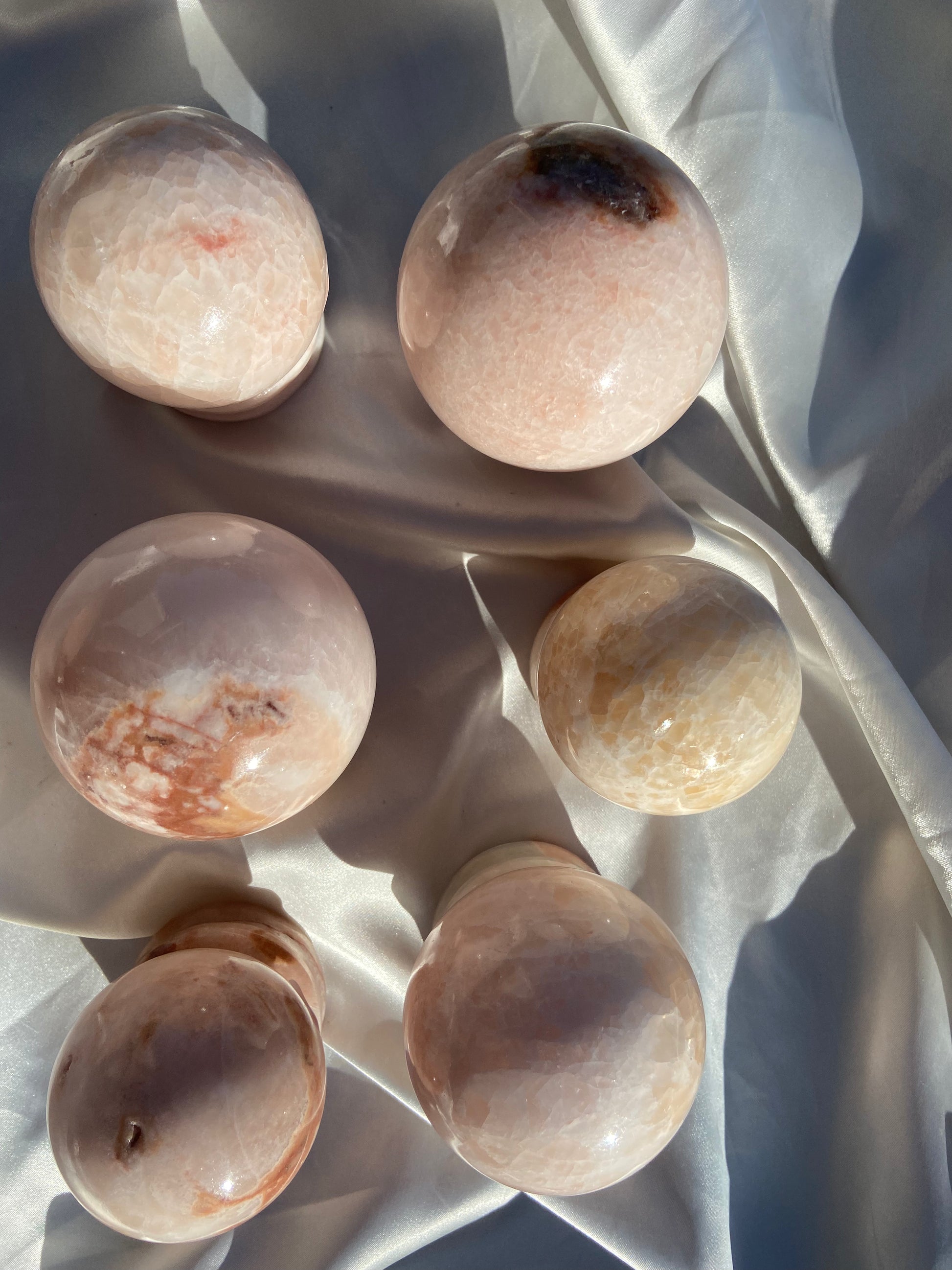 Pink Onyx Sphere and Stand