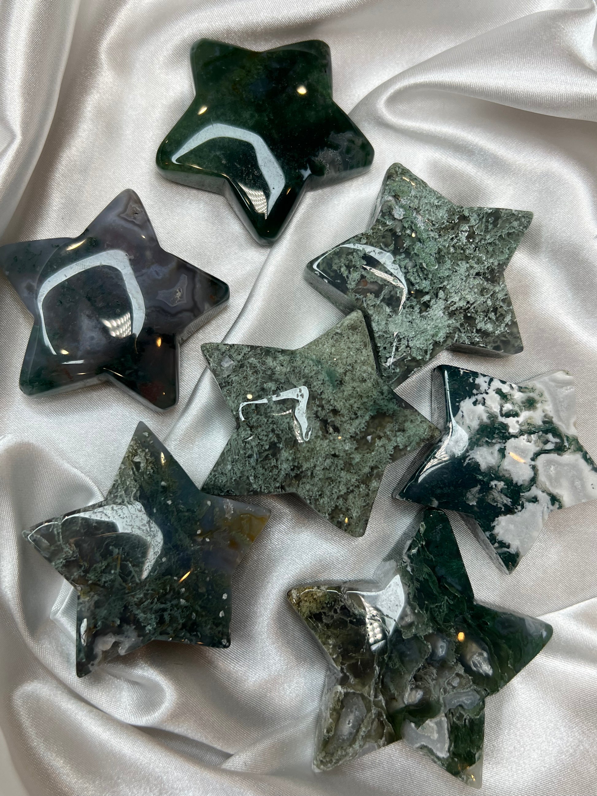 Moss Agate Stars