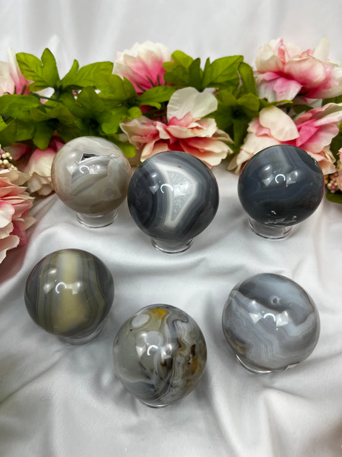 Agate Spheres