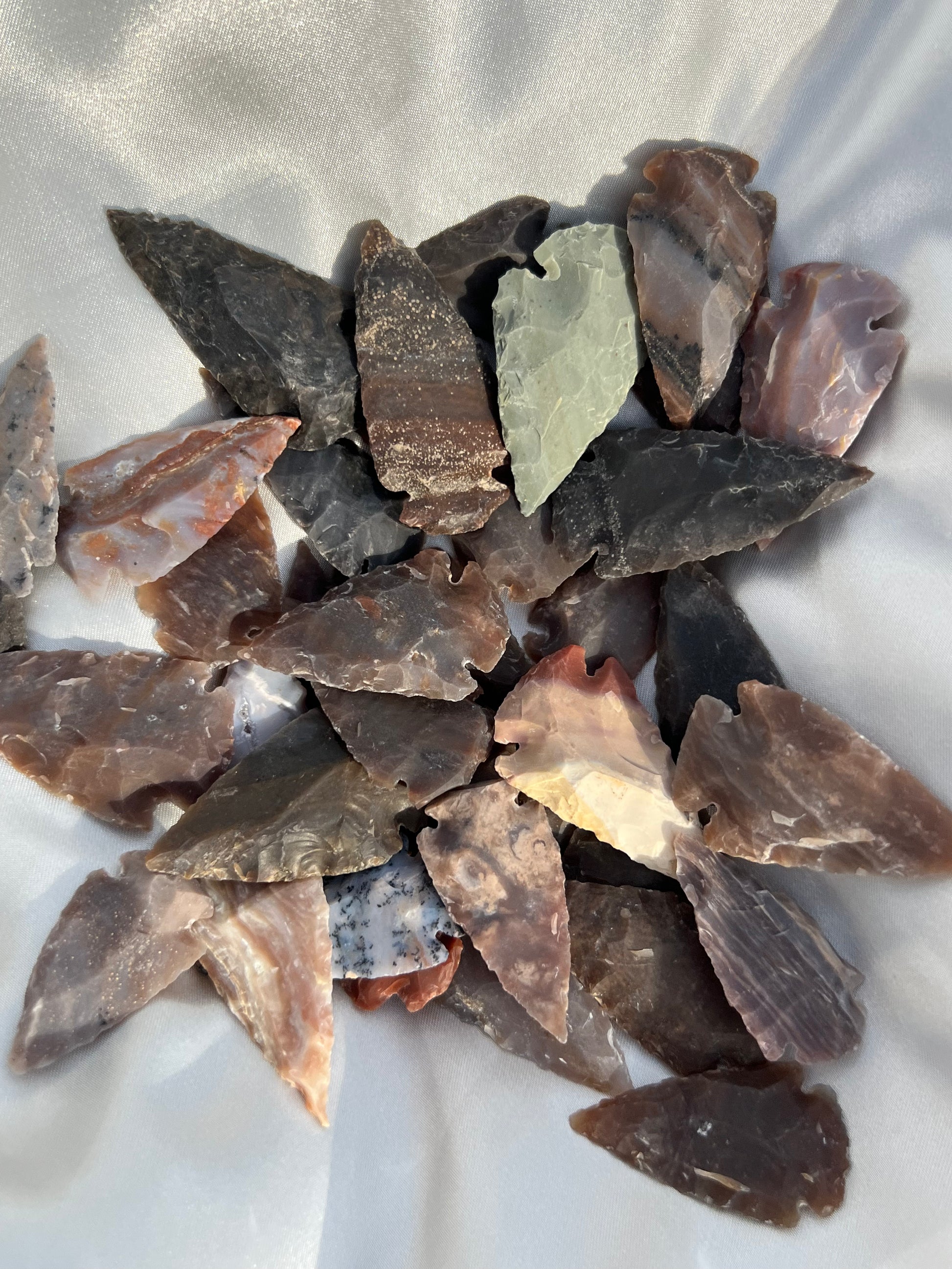 Fancy Jasper Arrowheads, Small
