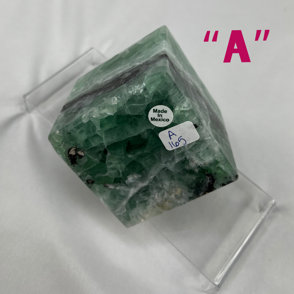 Fluorite Standing Cubes