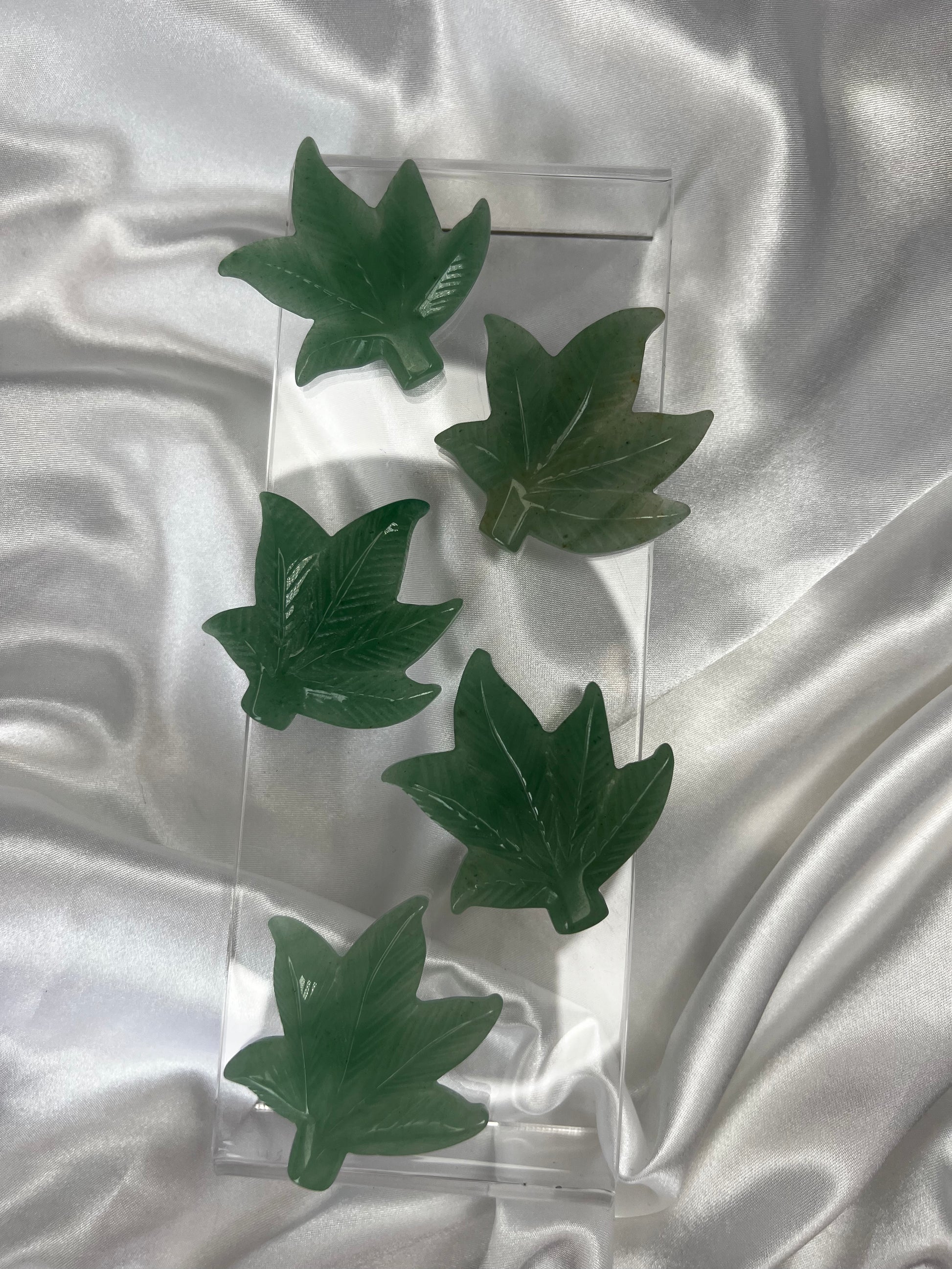 Green Aventurine “Leaves”