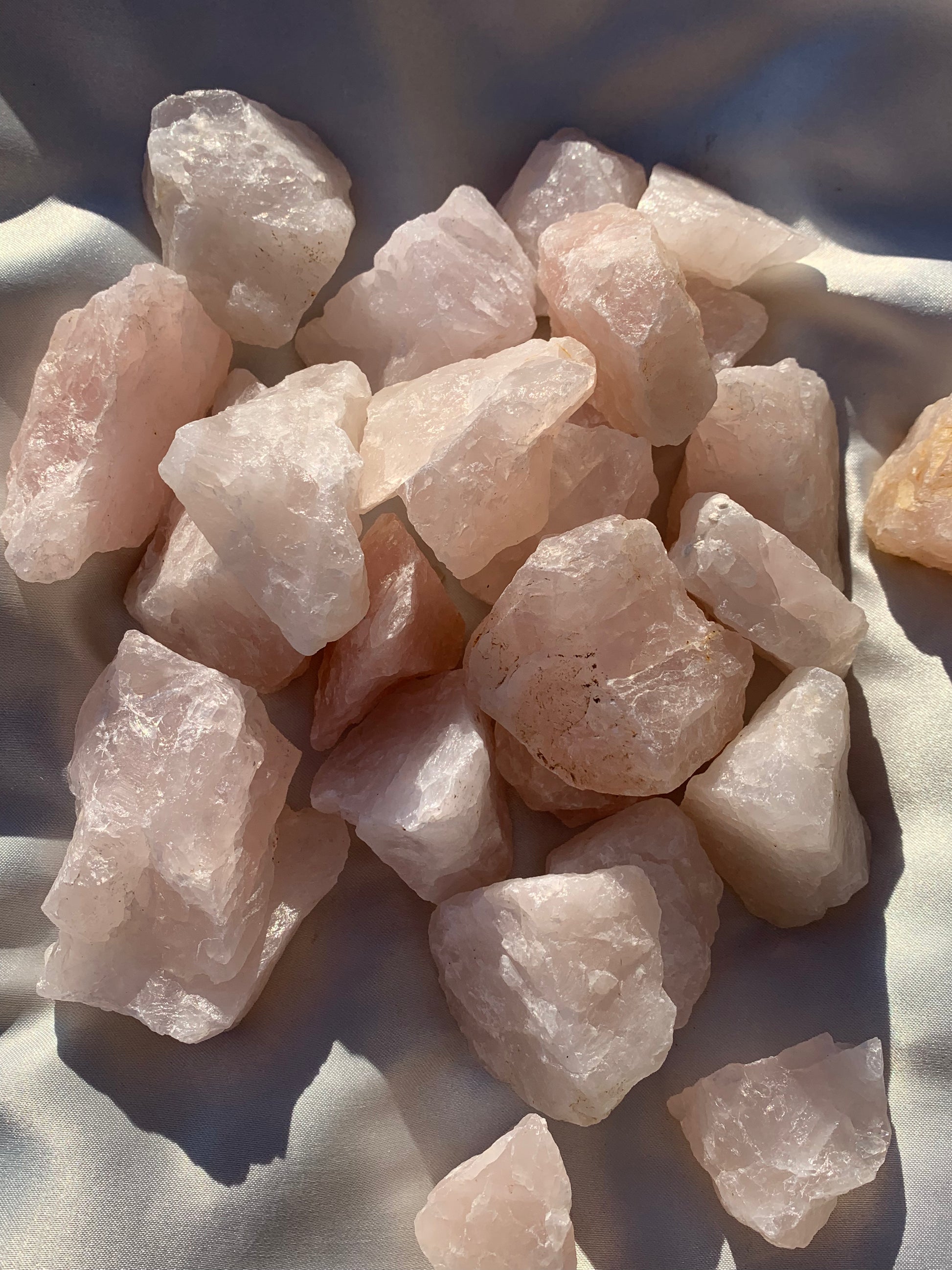 Raw Rose Quartz