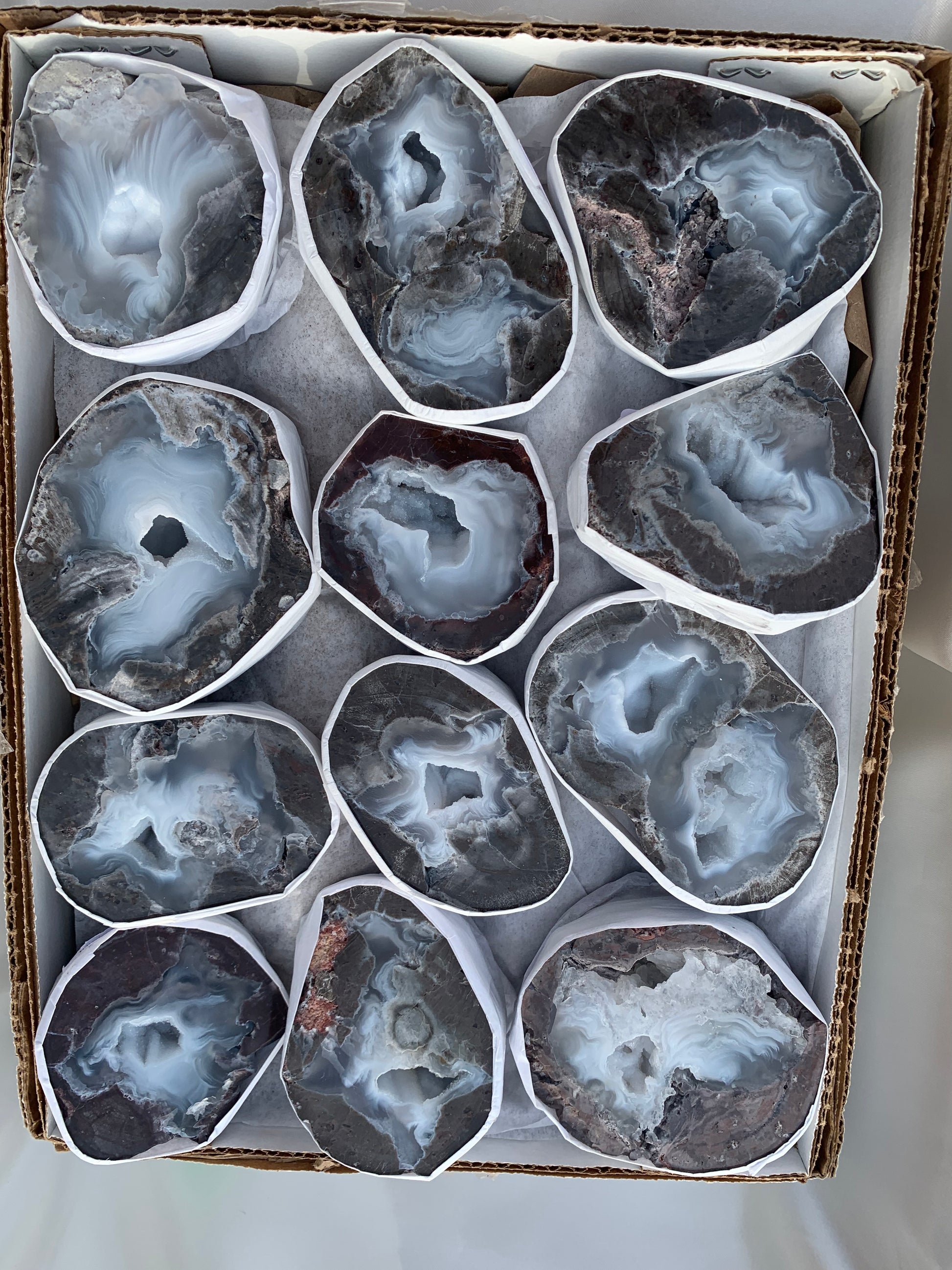 Druzy Chalcedony Geodes